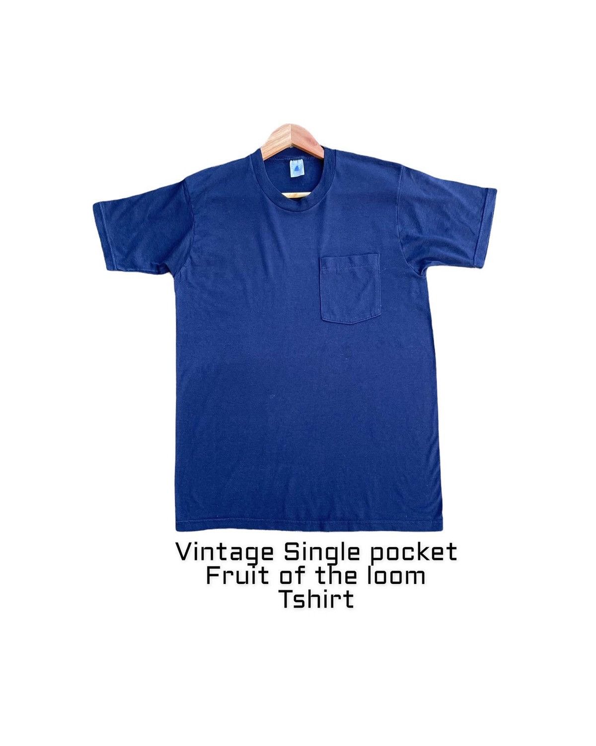 Fruit Of The Loom Vintage Fruit Of the Loom Single pocket Tshirt Size US M / EU 48-50 / 2 - 1 Thumbnail
