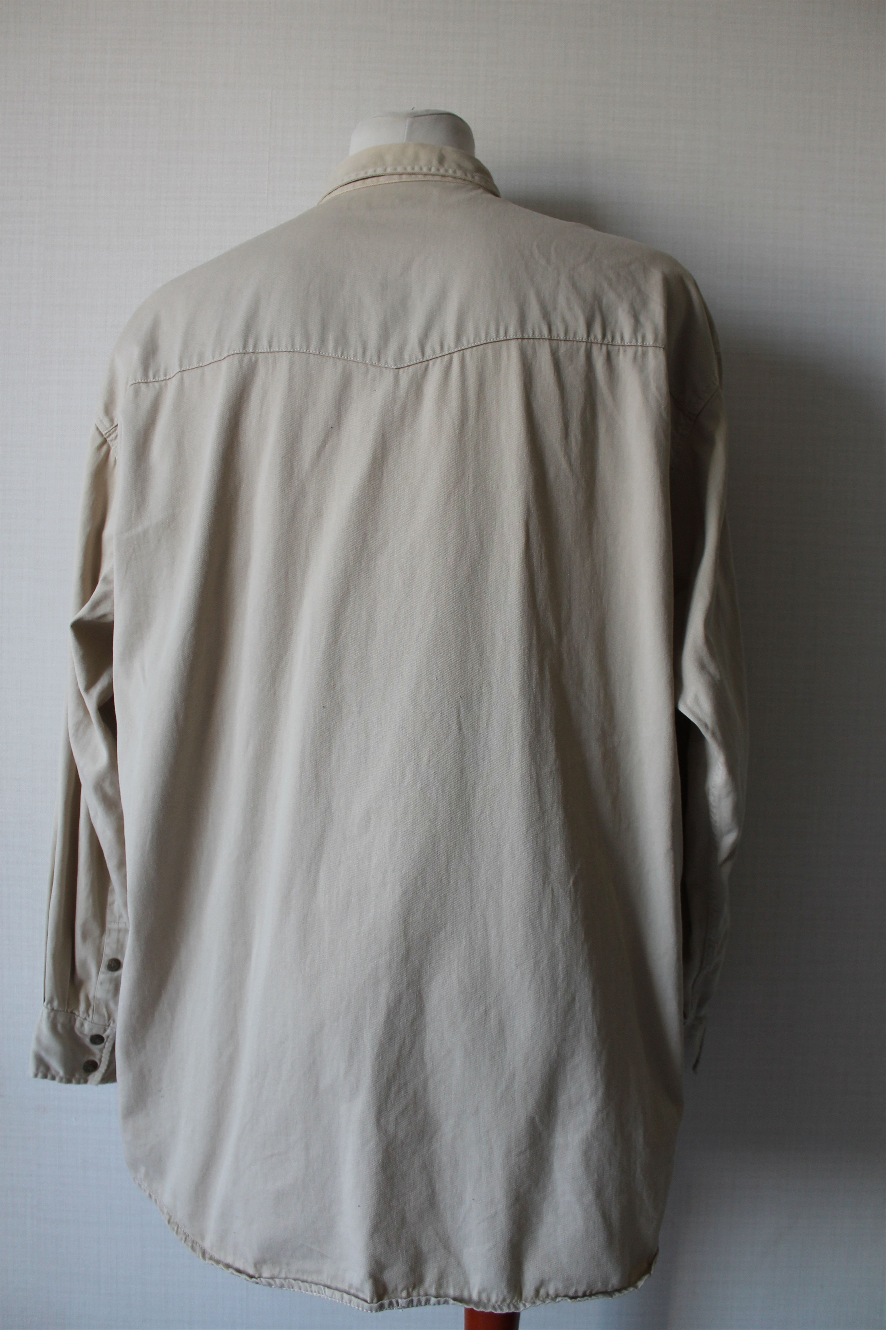Lee Lee Sanforized Union Made Vintage denim shirt long sleeve Size US XXL / EU 58 / 5 - 10 Thumbnail