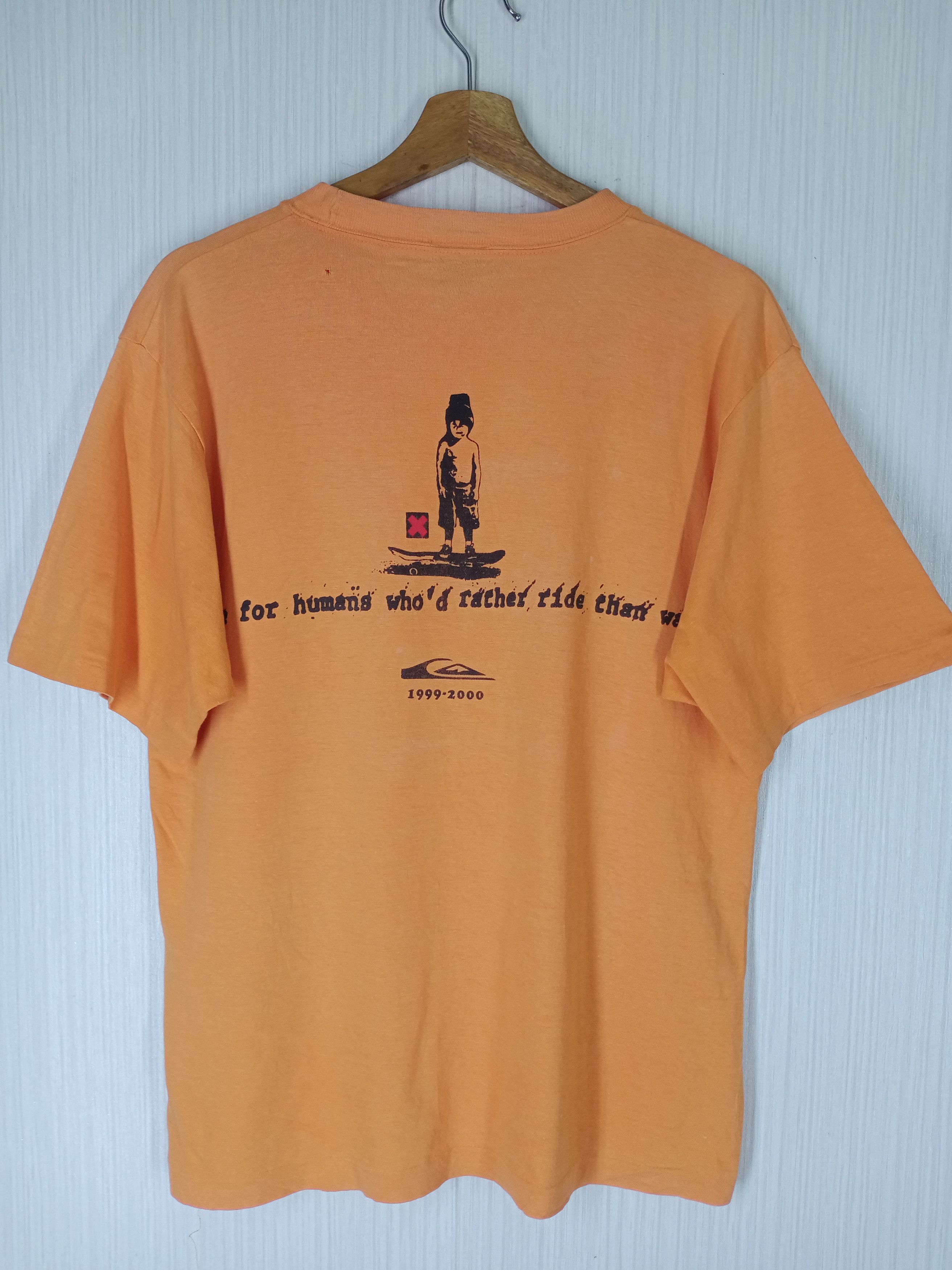 Quicksilver Vintage Quiksilver Tshirt Size US M / EU 48-50 / 2 - 2 Thumbnail