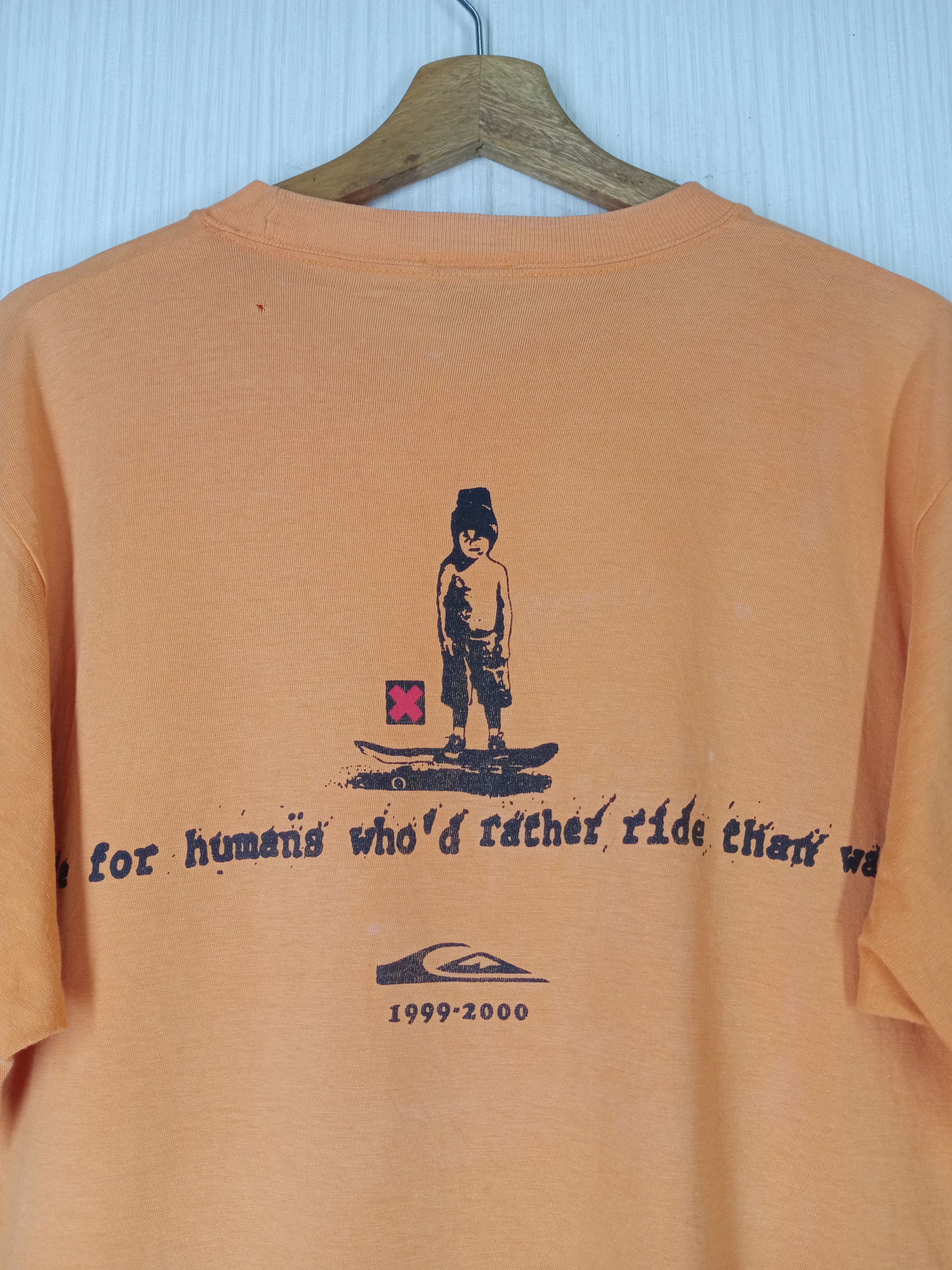 Quicksilver Vintage Quiksilver Tshirt Size US M / EU 48-50 / 2 - 1 Thumbnail
