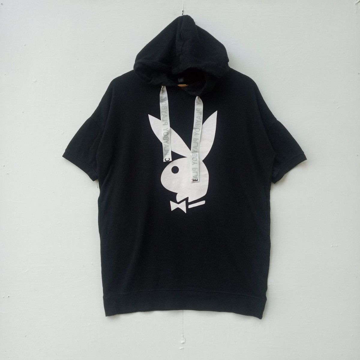 Playboy PlayBoy Big Logo Hoodie short sleeve Size US M / EU 48-50 / 2 - 1 Thumbnail