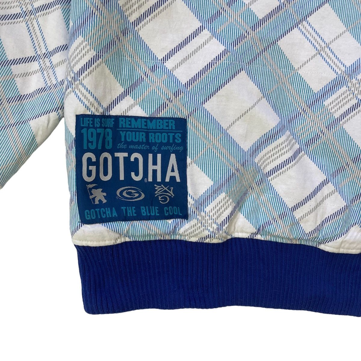 Gotcha Vintage Gotcha Zipper Hoodies Size M Size US M / EU 48-50 / 2 - 8 Thumbnail