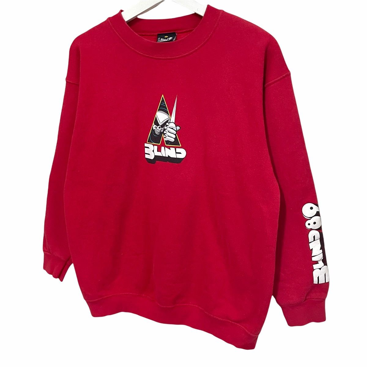 Shorty's Skateboards × Vintage 💥 90s BLIND SKATEBOARD PULLOVER CREWNECK SWEATSHIRT Size US S / EU 44-46 / 1 - 2 Thumbnail