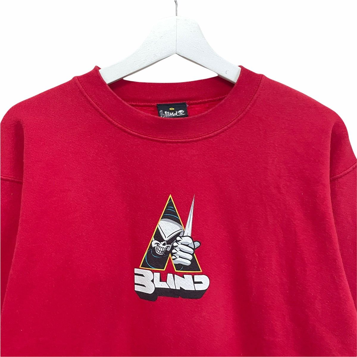 Shorty's Skateboards × Vintage 💥 90s BLIND SKATEBOARD PULLOVER CREWNECK SWEATSHIRT Size US S / EU 44-46 / 1 - 3 Thumbnail