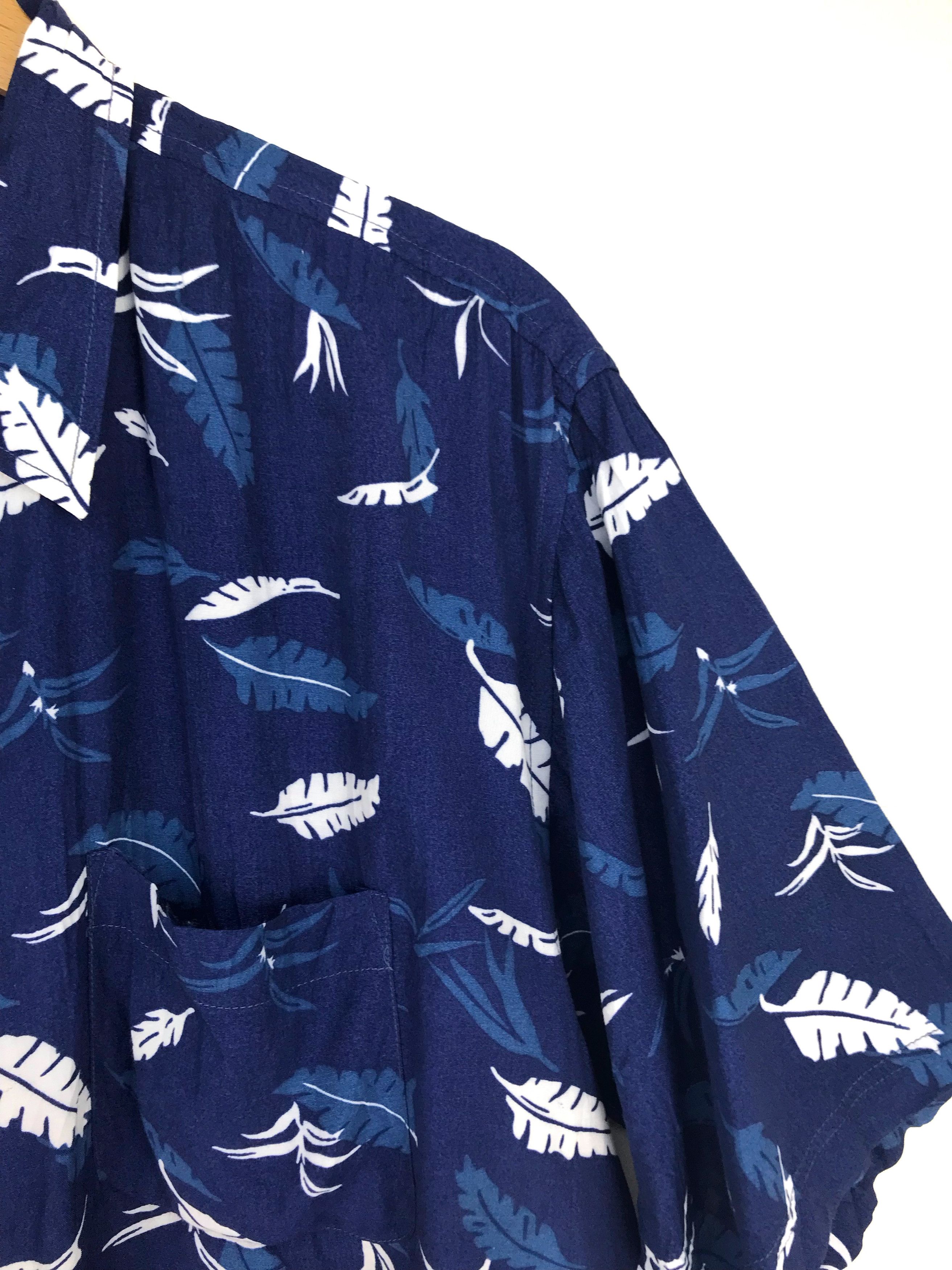 Vintage Vintage Japanese Hawaiian HILL CROP Leafs Shirt Size US L / EU 52-54 / 3 - 3 Thumbnail