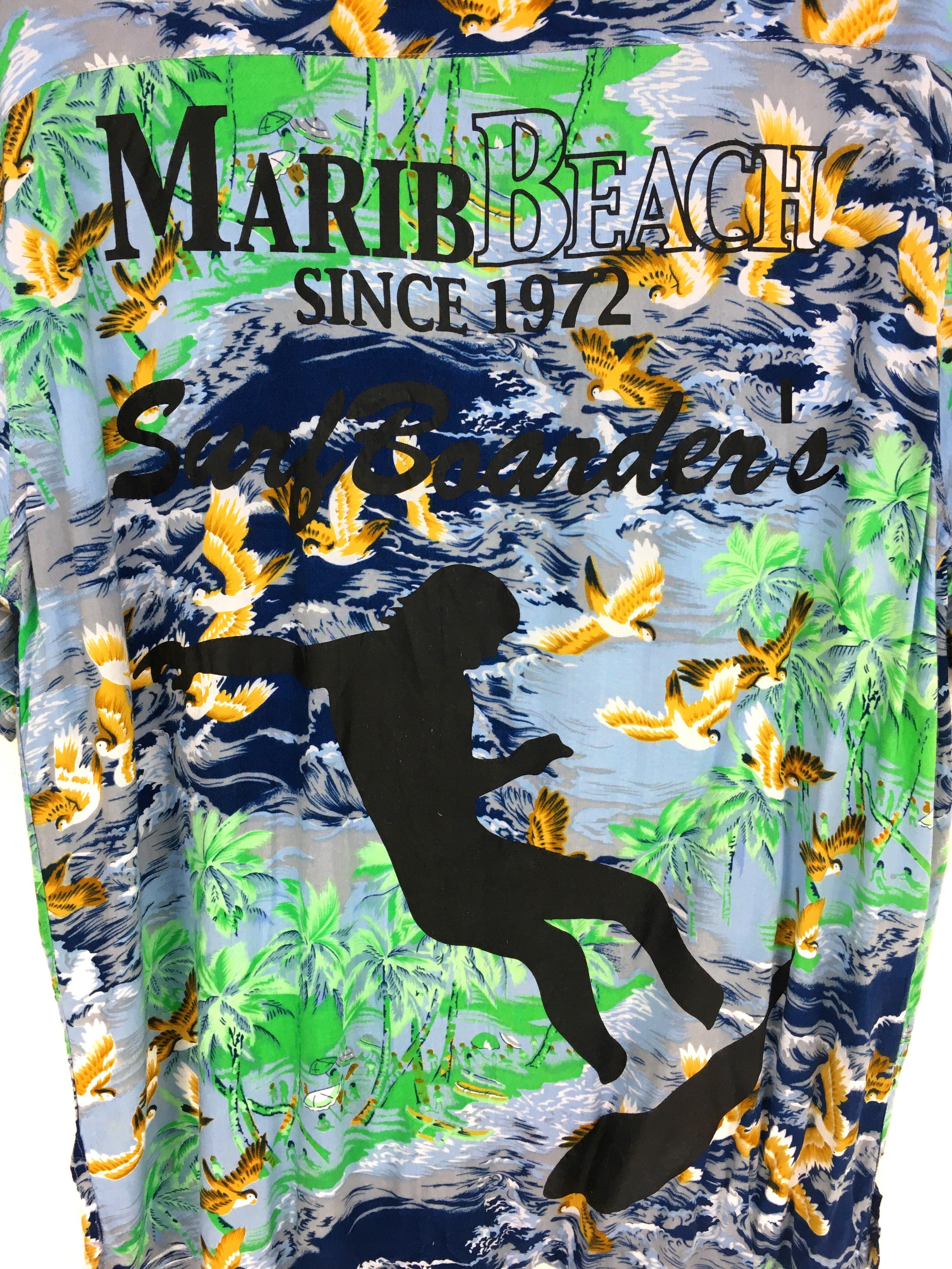 Stevenson Overall Co. Vintage STEVENSON Marib Beach Hawaiian Shirt Size US L / EU 52-54 / 3 - 2 Thumbnail