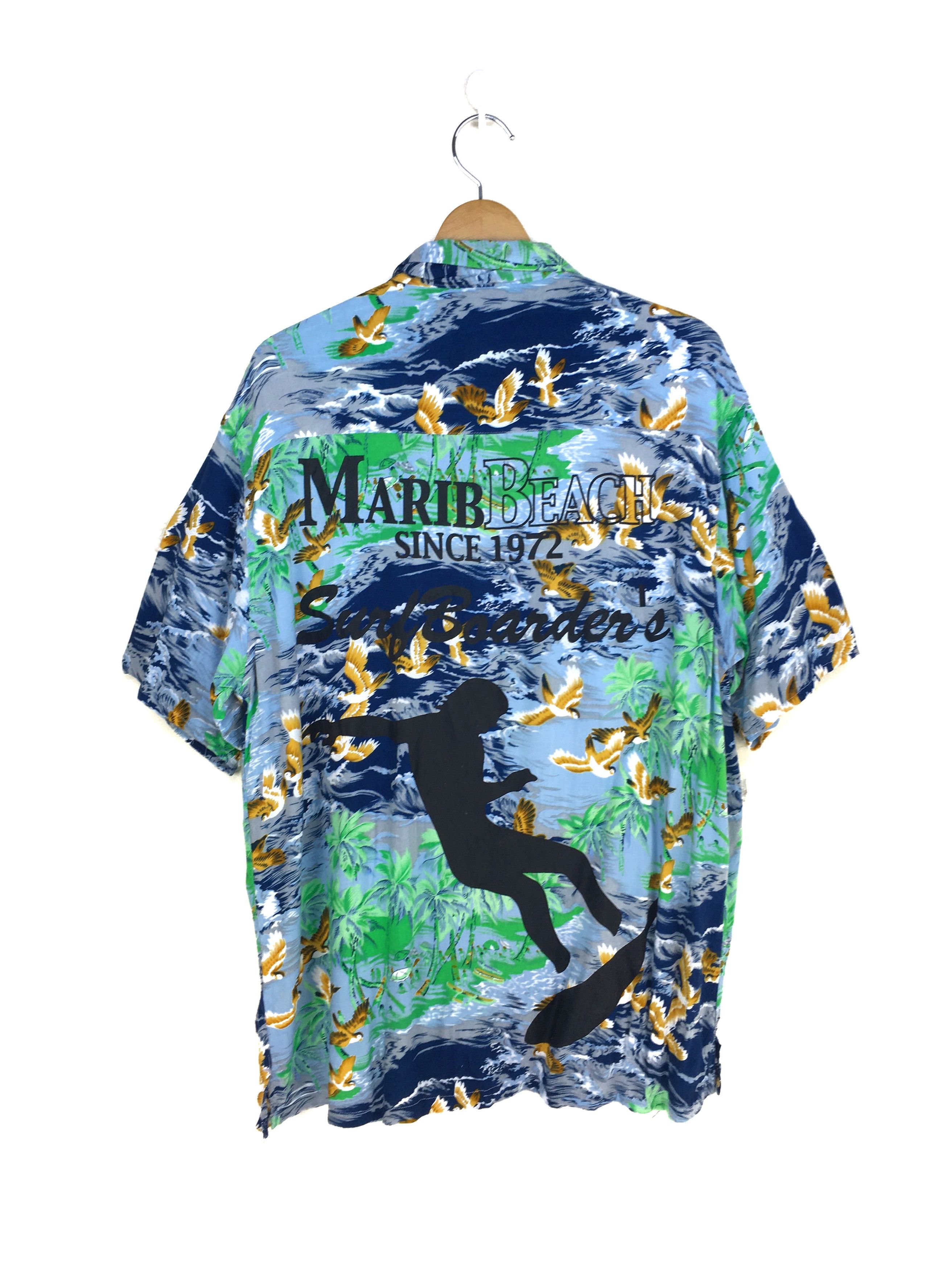 Stevenson Overall Co. Vintage STEVENSON Marib Beach Hawaiian Shirt Size US L / EU 52-54 / 3 - 1 Thumbnail