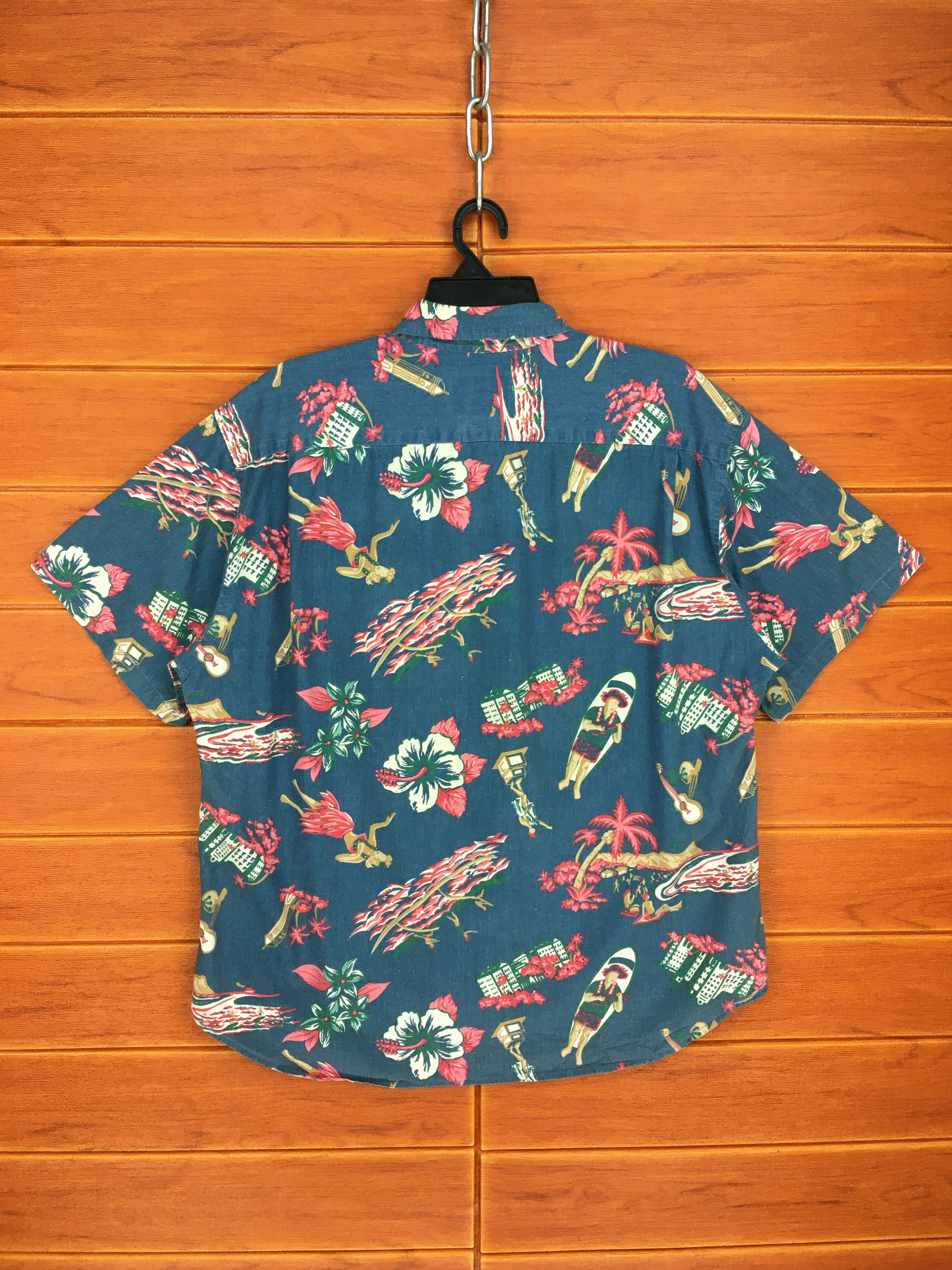 Vintage Vintage C. CLASSIC STYLE Made In Usa Hawaiian Shirt Size US L / EU 52-54 / 3 - 8 Thumbnail