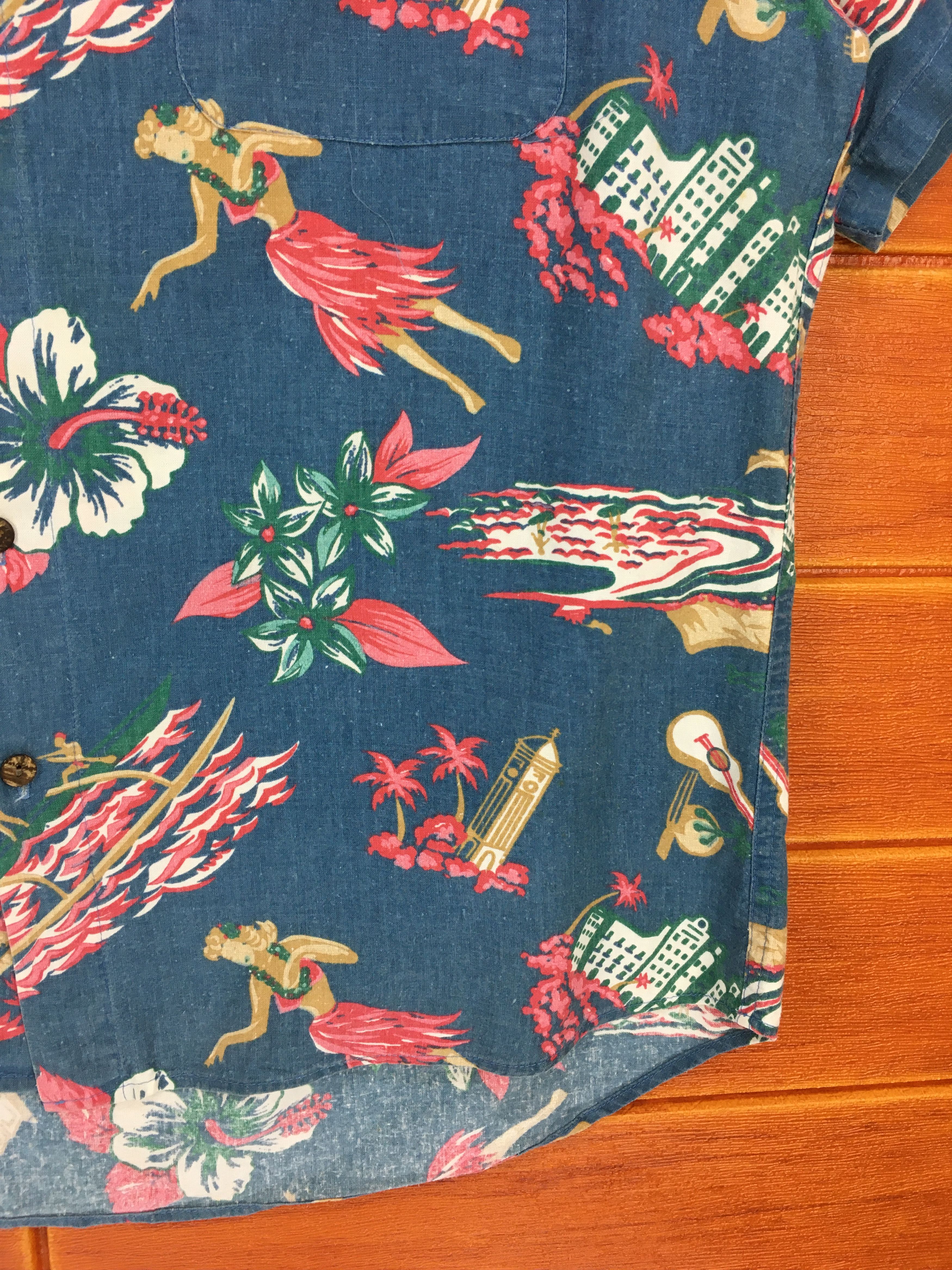 Vintage Vintage C. CLASSIC STYLE Made In Usa Hawaiian Shirt Size US L / EU 52-54 / 3 - 4 Thumbnail