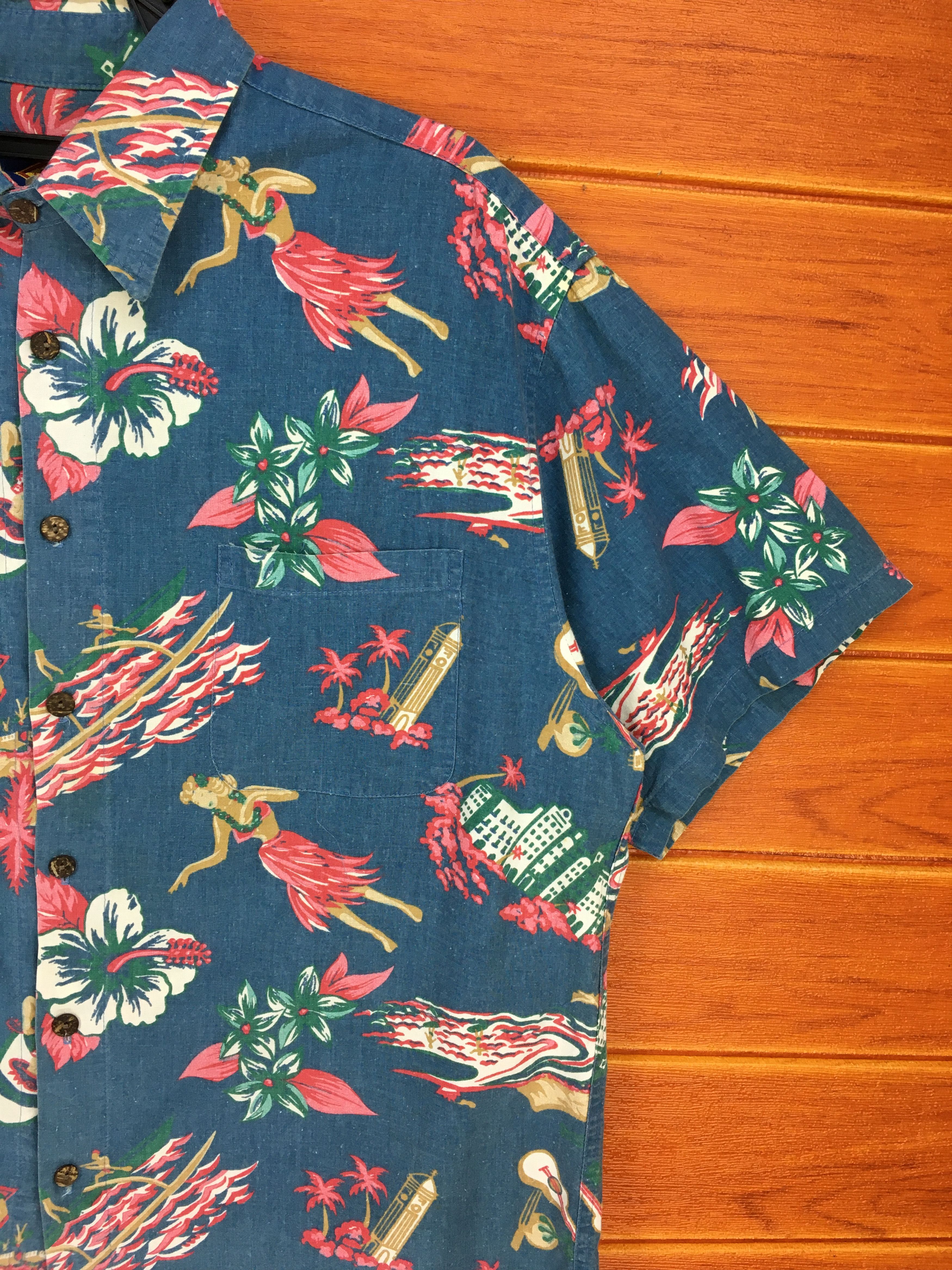 Vintage Vintage C. CLASSIC STYLE Made In Usa Hawaiian Shirt Size US L / EU 52-54 / 3 - 5 Thumbnail