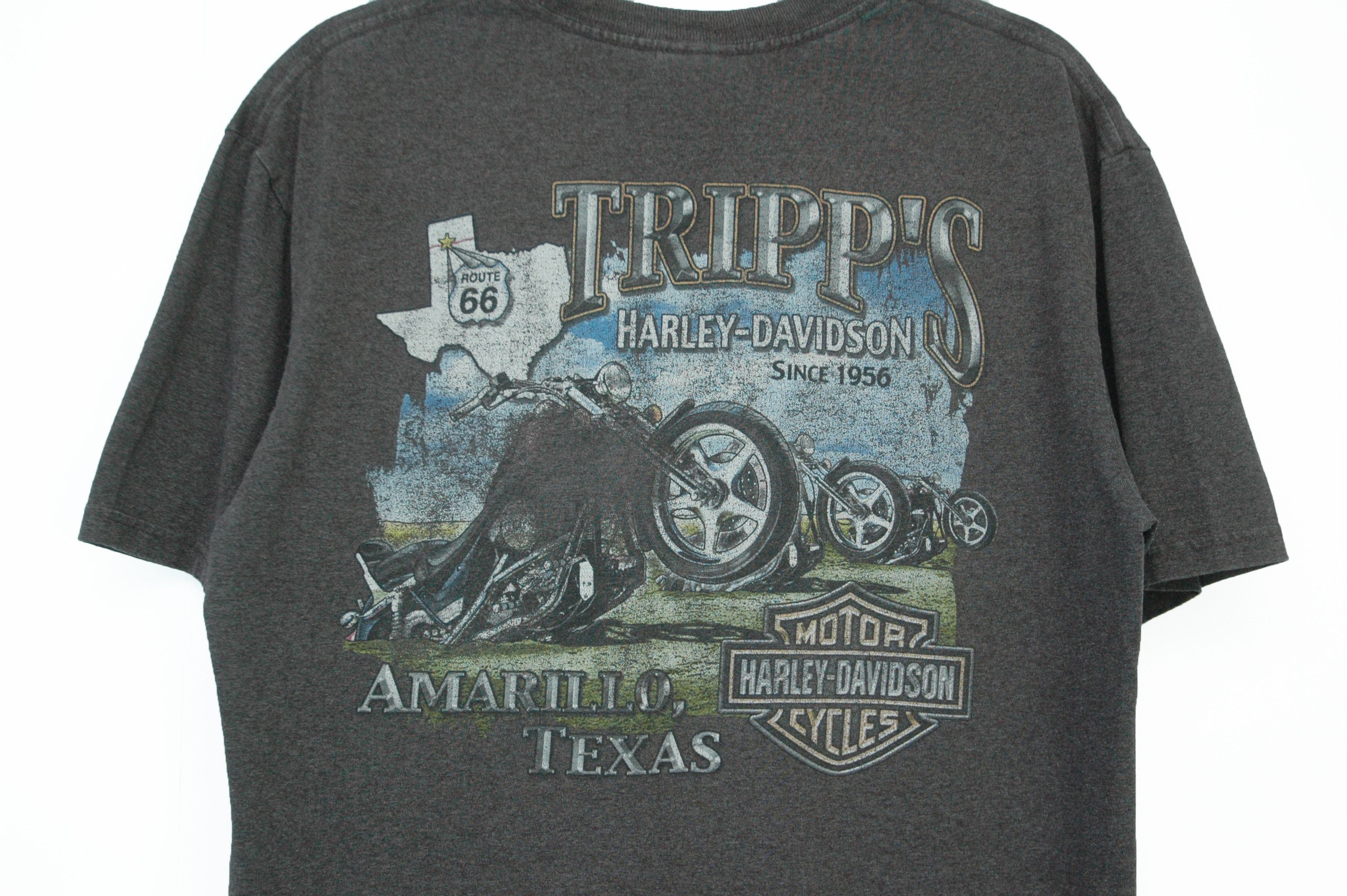 Harley Davidson Harley Davidson Motorcycle Amarillo Texas T-Shirt Size US L / EU 52-54 / 3 - 2 Thumbnail