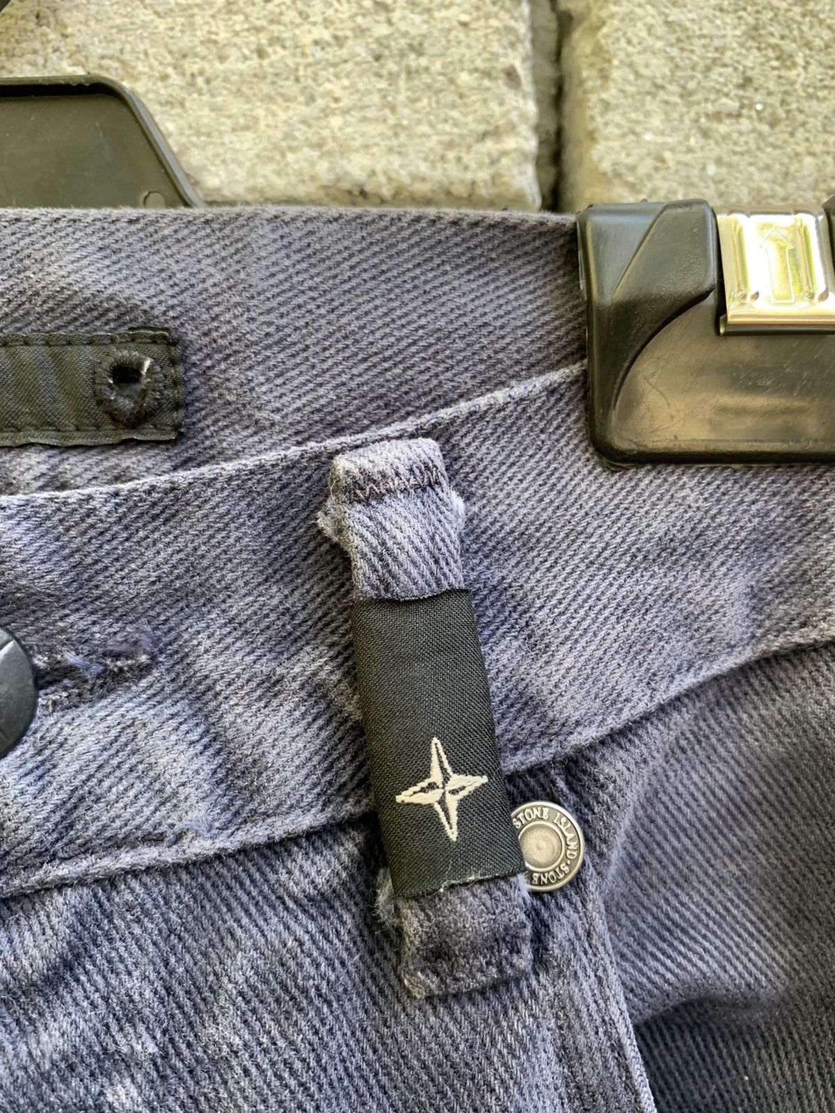 Stone Island Stone island Faded Blue Denim pants Size US 30 / EU 46 - 13 Thumbnail