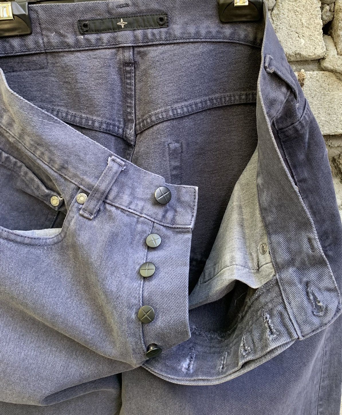 Stone Island Stone island Faded Blue Denim pants Size US 30 / EU 46 - 15 Thumbnail
