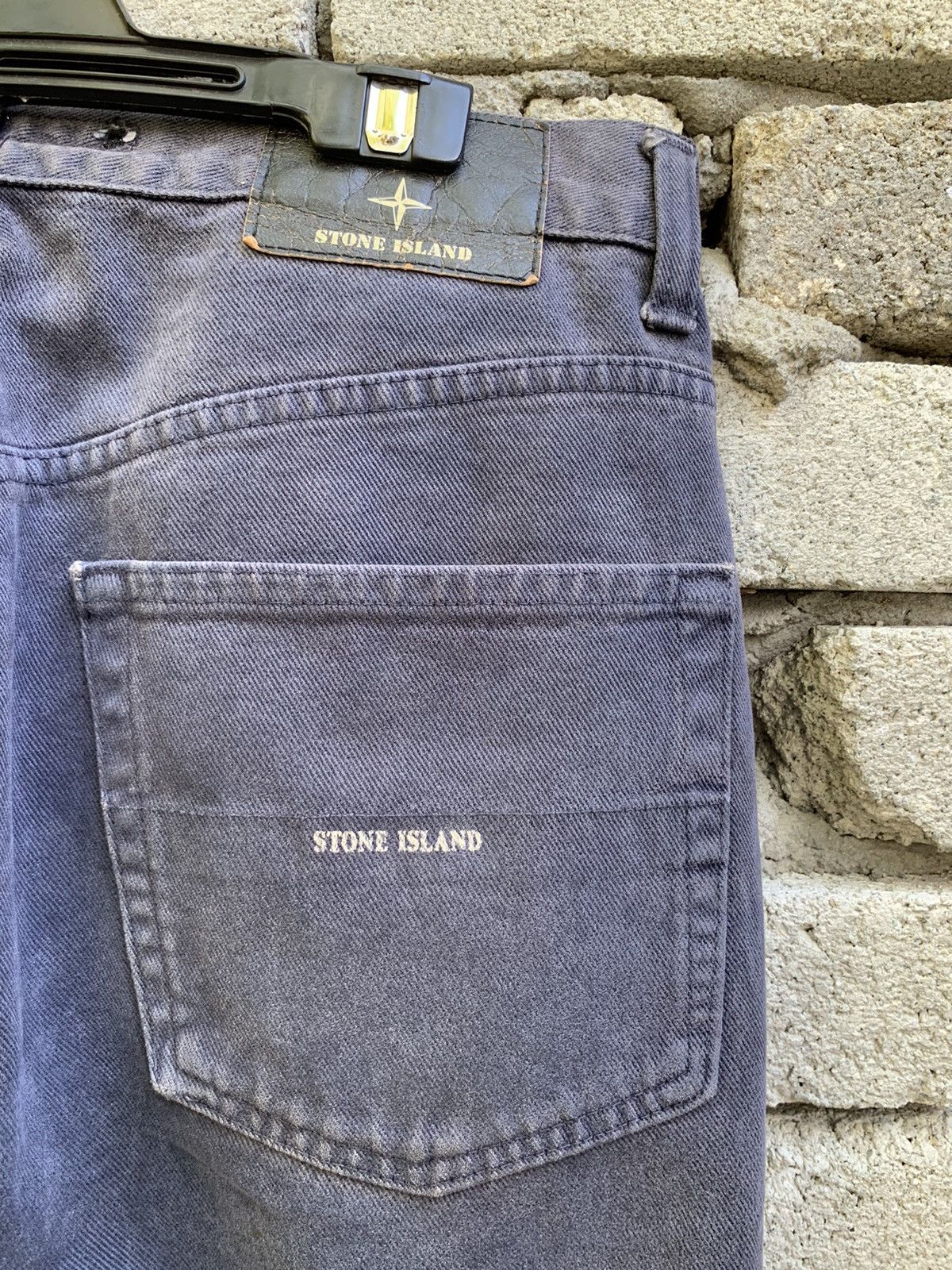Stone Island Stone island Faded Blue Denim pants Size US 30 / EU 46 - 11 Thumbnail