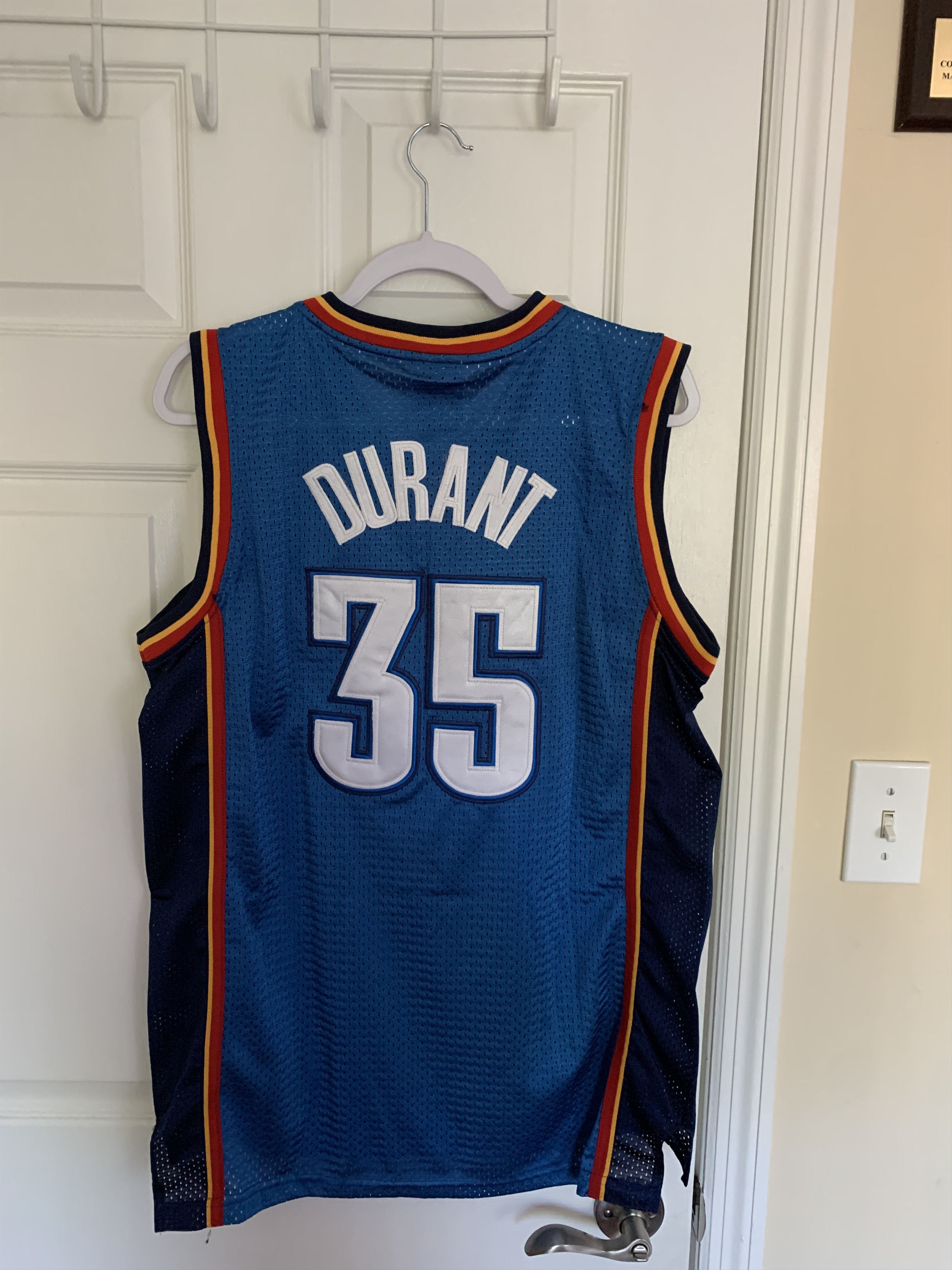 Adidas Kevin Durant Oklahoma City Thunder Away Jersey Grailed