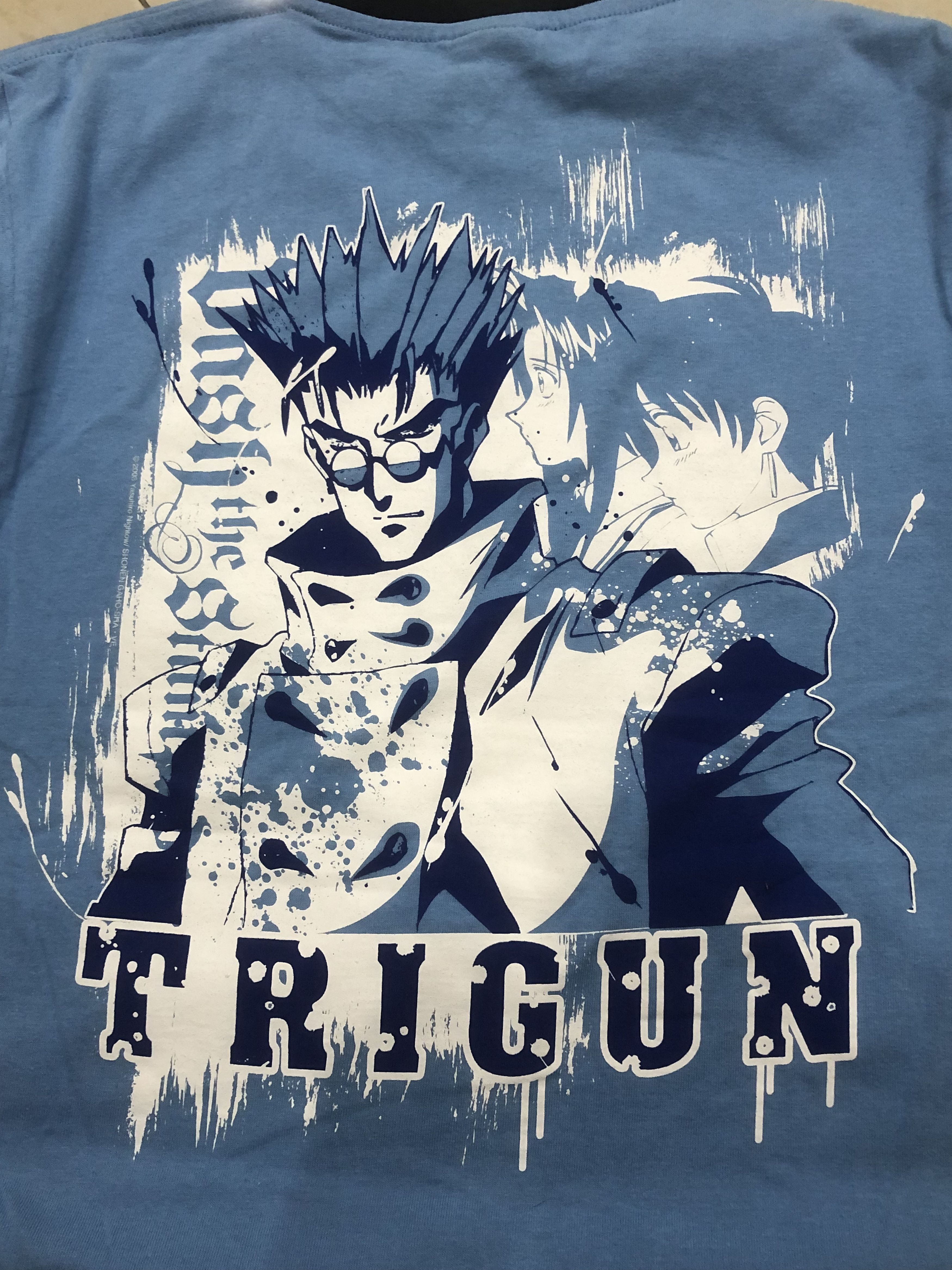 Cartoon Network Vintage Top Japanese Anime Trigun Vash the Stampede Size US M / EU 48-50 / 2 - 6 Thumbnail