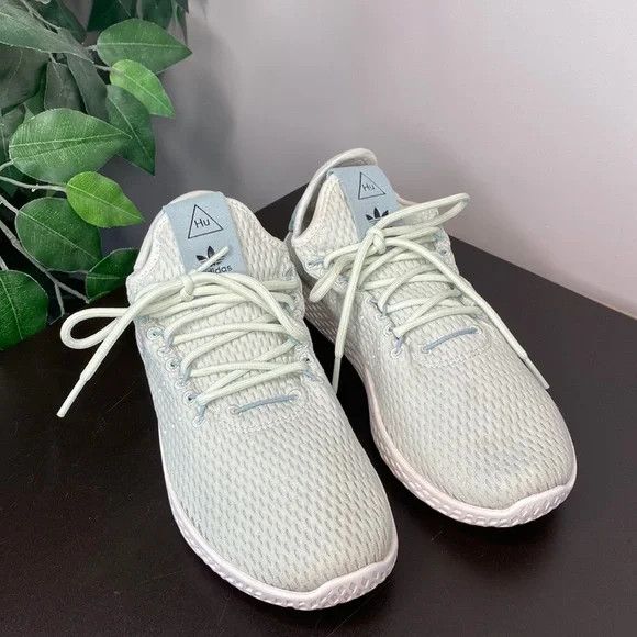 Adidas Pharrell Adidas X Pharrell Williams Tennis Hu Linen Green Sneakers Grailed