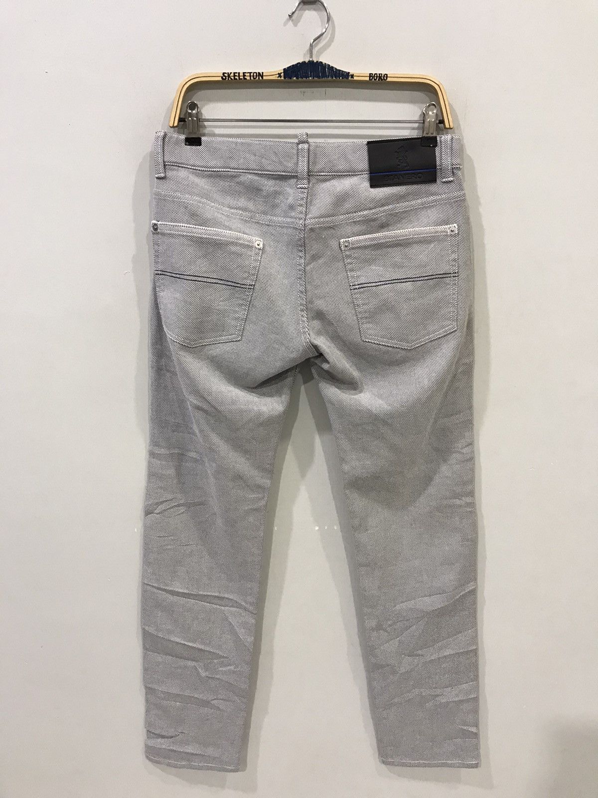 Designer × Japanese Brand BIANERO Laura Felice Japan Designer Skinny Stretchable Pant Size US 32 / EU 48 - 7 Thumbnail