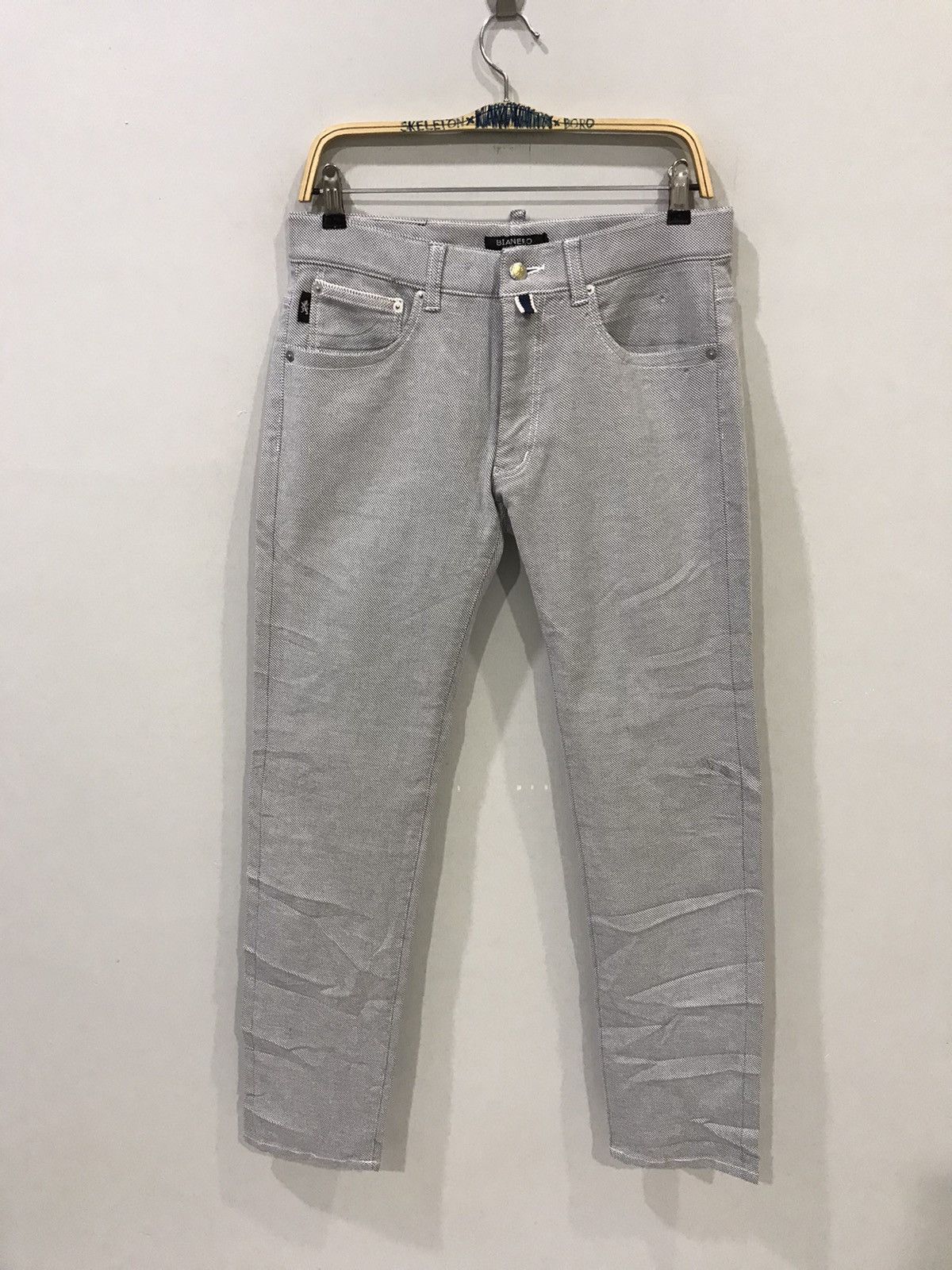 Designer × Japanese Brand BIANERO Laura Felice Japan Designer Skinny Stretchable Pant Size US 32 / EU 48 - 1 Thumbnail