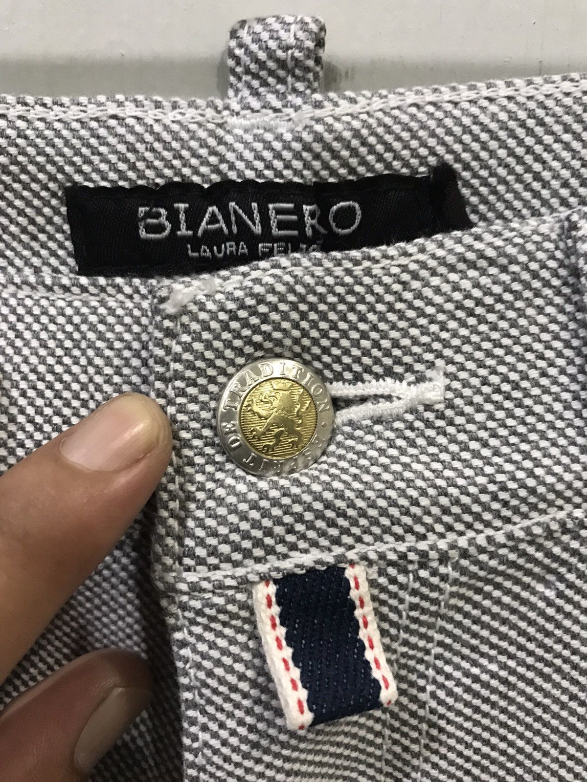 Designer × Japanese Brand BIANERO Laura Felice Japan Designer Skinny Stretchable Pant Size US 32 / EU 48 - 5 Thumbnail
