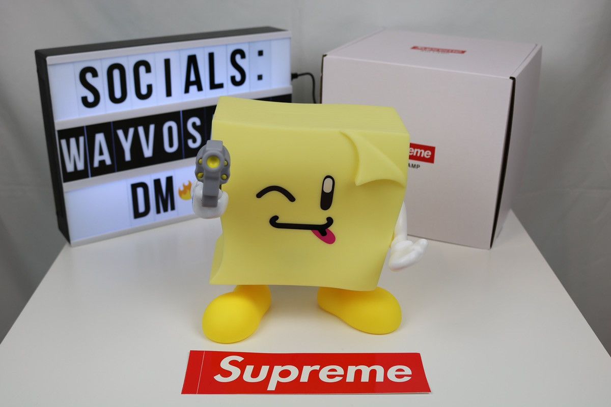 正規品が格安入手 Supreme Sticky Note Molded Lamp Yellow | revias.jp