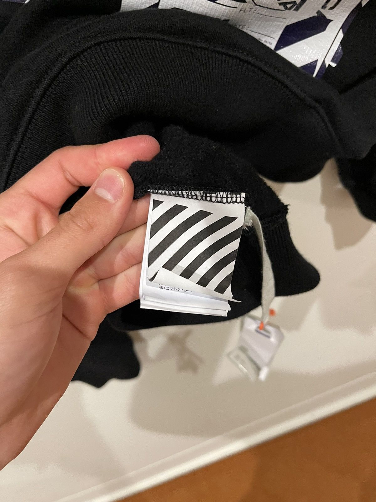 Off-White Off White Airport Taped Hoodie | Grailed