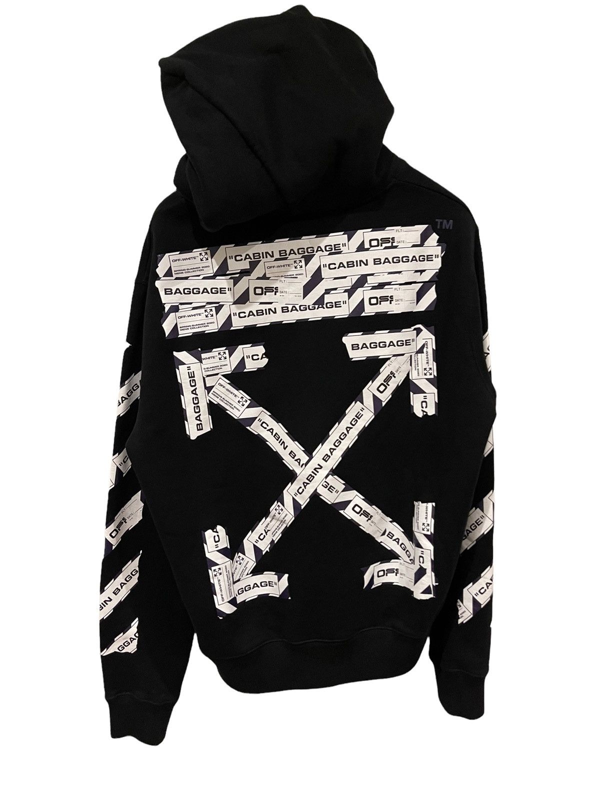 OFF-WHITE CABIN BAGGAGE パーカー Off-White Off White Airport Taped Hoodie | Grailed