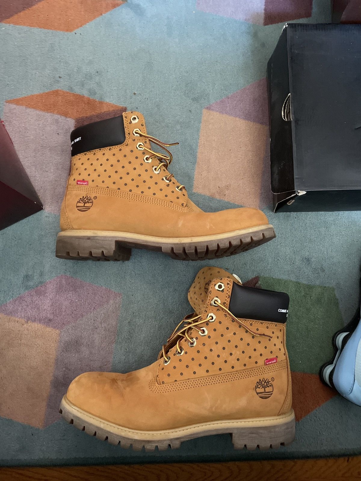 Supreme Supreme x CDG x timberland boot | Grailed