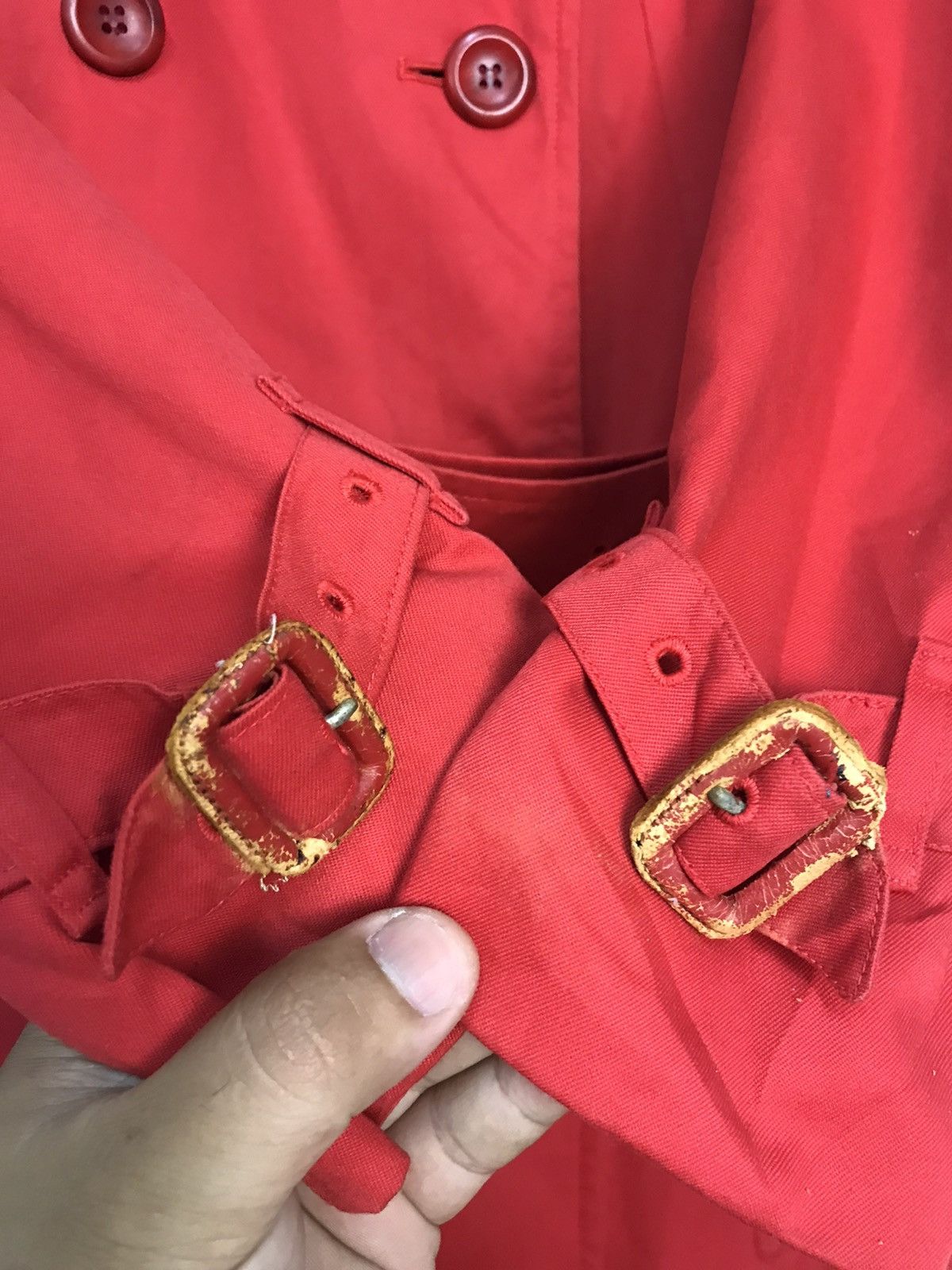 Burberry × Vintage BURBERRY NOVA CHECK DOUBLE BREASTED TRENCH COAT Size US S / EU 44-46 / 1 - 8 Thumbnail