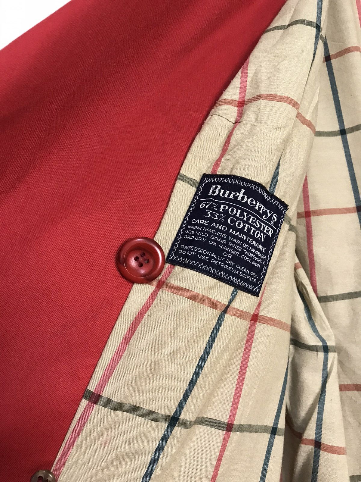 Burberry × Vintage BURBERRY NOVA CHECK DOUBLE BREASTED TRENCH COAT Size US S / EU 44-46 / 1 - 13 Thumbnail