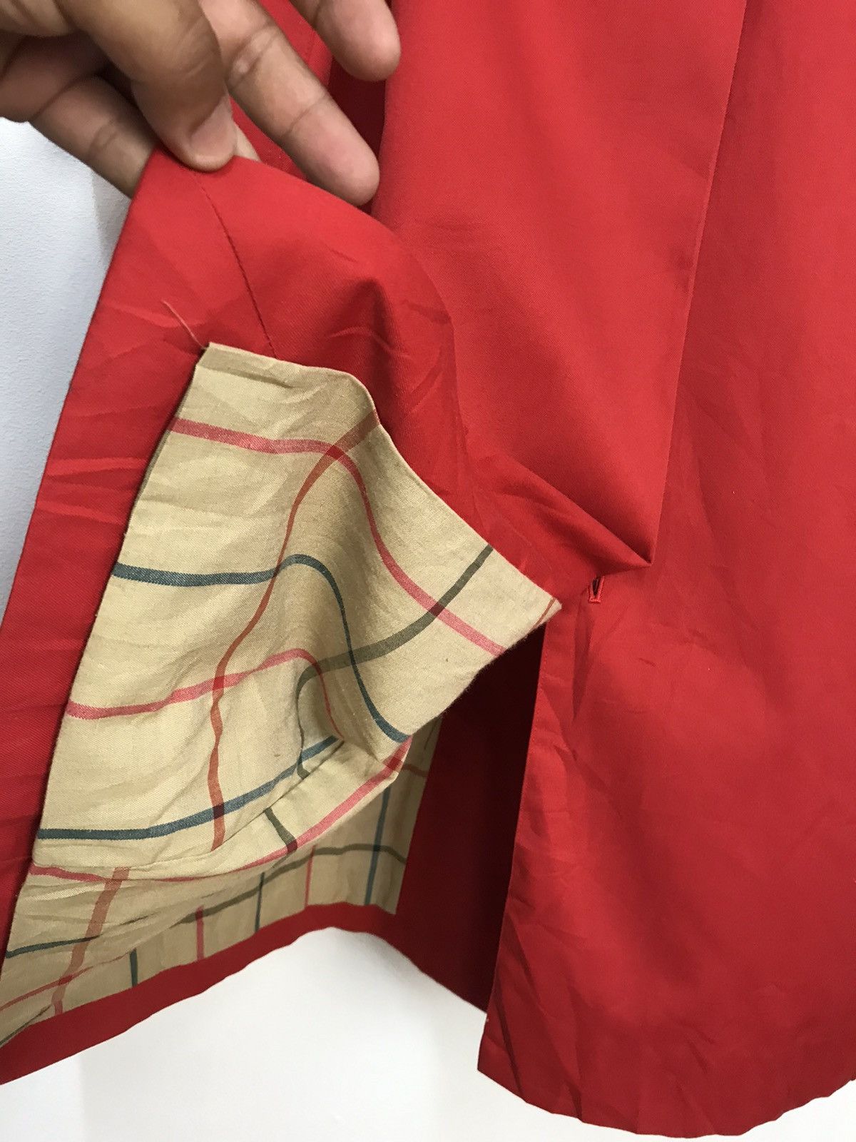 Burberry × Vintage BURBERRY NOVA CHECK DOUBLE BREASTED TRENCH COAT Size US S / EU 44-46 / 1 - 10 Thumbnail