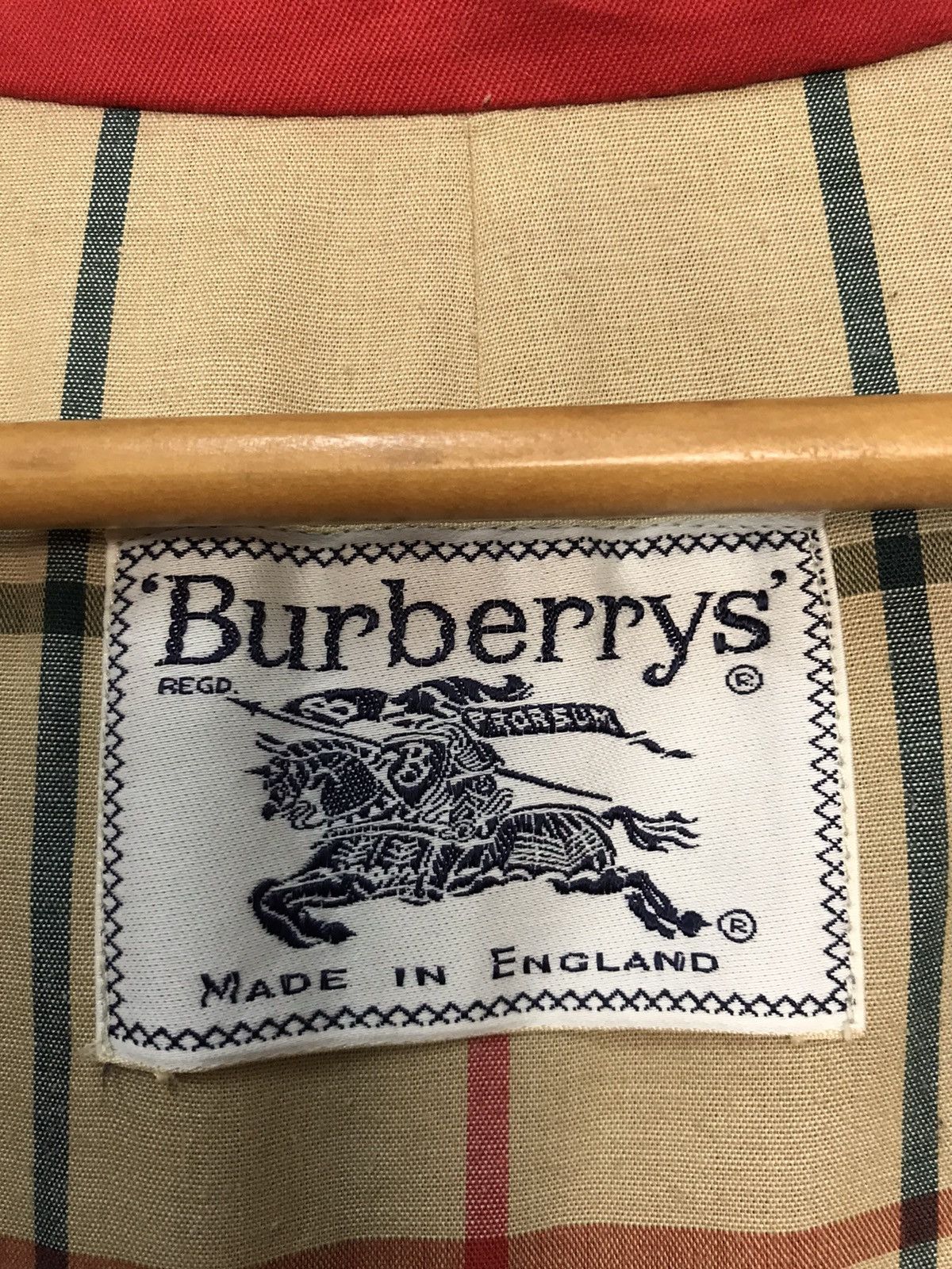 Burberry × Vintage BURBERRY NOVA CHECK DOUBLE BREASTED TRENCH COAT Size US S / EU 44-46 / 1 - 12 Thumbnail