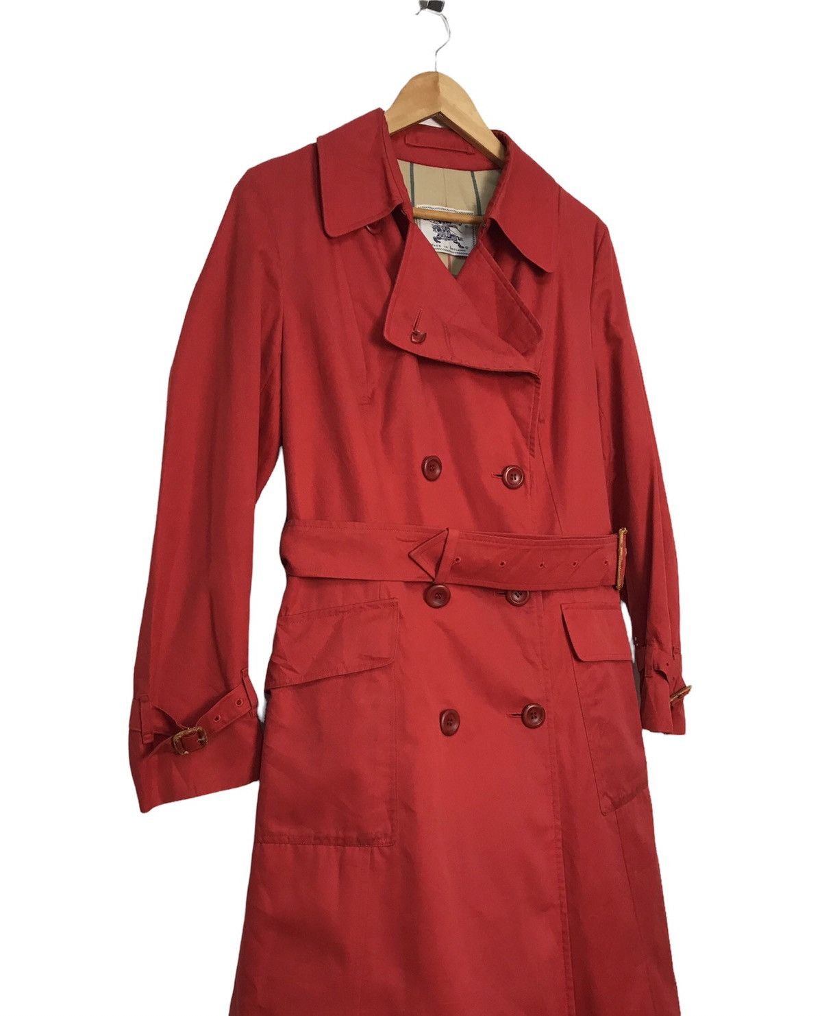Burberry × Vintage BURBERRY NOVA CHECK DOUBLE BREASTED TRENCH COAT Size US S / EU 44-46 / 1 - 4 Thumbnail