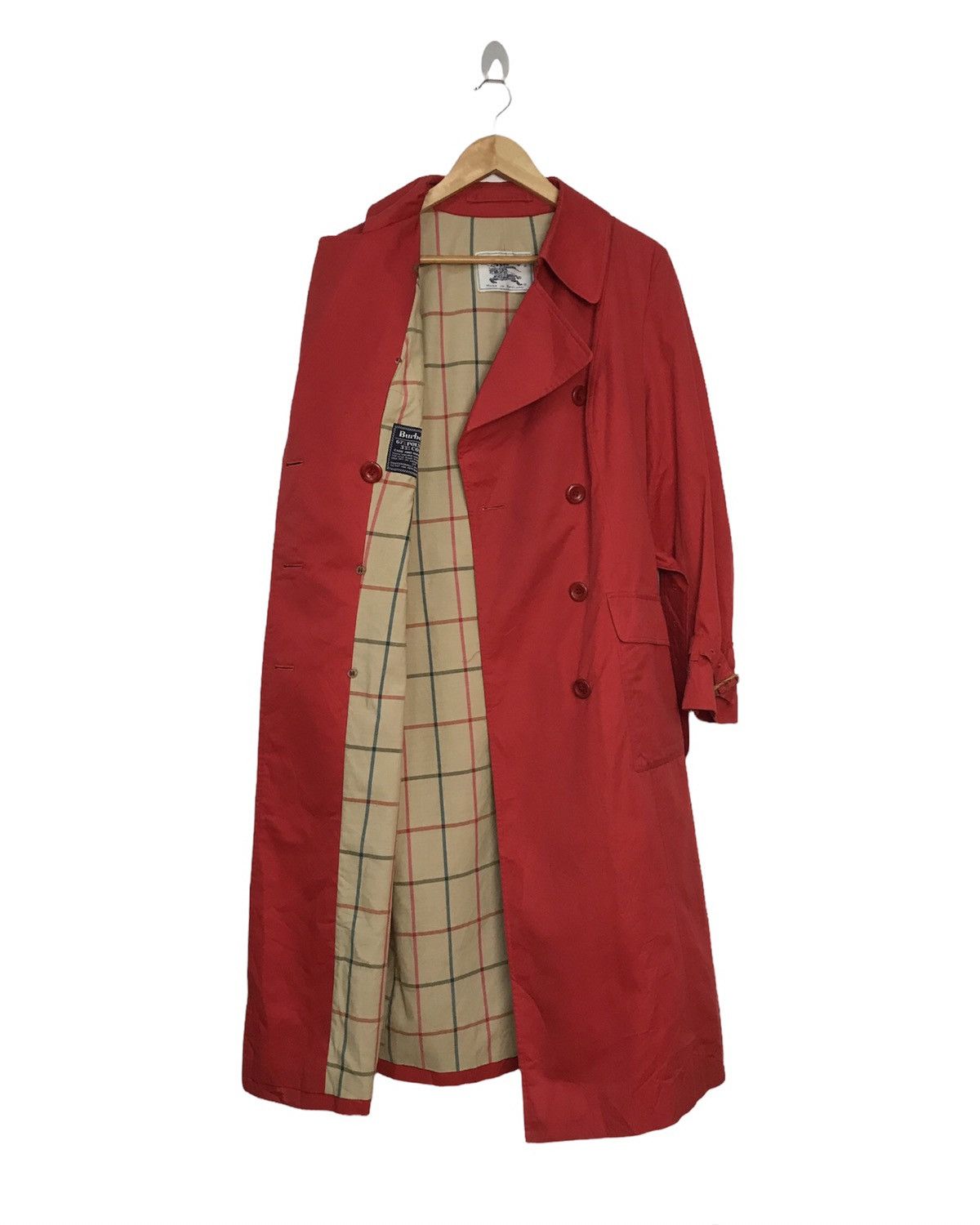 Burberry × Vintage BURBERRY NOVA CHECK DOUBLE BREASTED TRENCH COAT Size US S / EU 44-46 / 1 - 1 Thumbnail