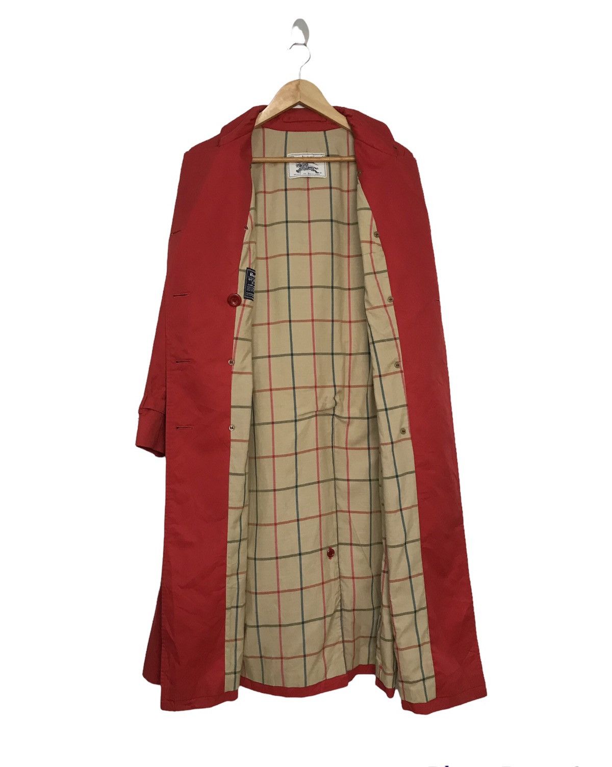 Burberry × Vintage BURBERRY NOVA CHECK DOUBLE BREASTED TRENCH COAT Size US S / EU 44-46 / 1 - 2 Thumbnail