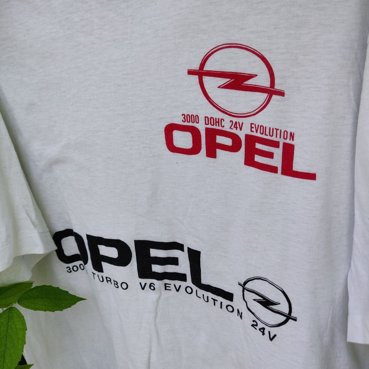 Vintage Promo Opel 3000i Vintage T-Shirt Turbo V6 Racing Cars Size US XL / EU 56 / 4 - 2 Thumbnail
