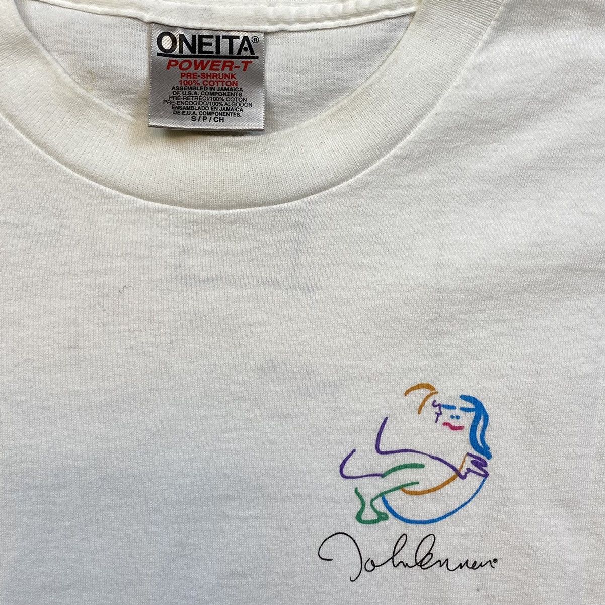 Band Tees × John Lennon × Vintage Vintage John Lennon Yoko Ono Art 