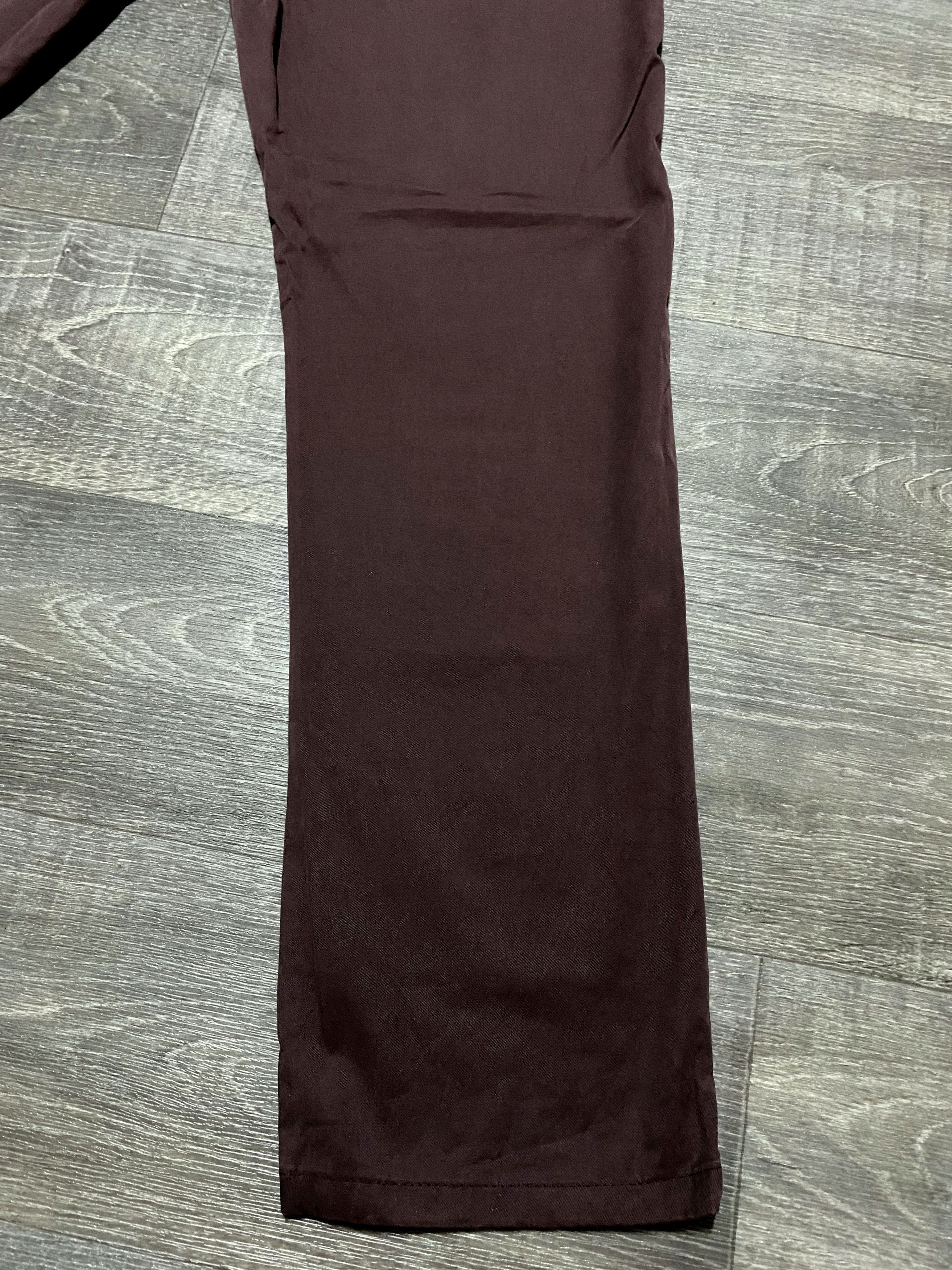 Brunello Cucinelli Brunello Cucinelli Dyed Burgundy Cotton Chino Trousers Size US 36 / EU 52 - 5 Thumbnail