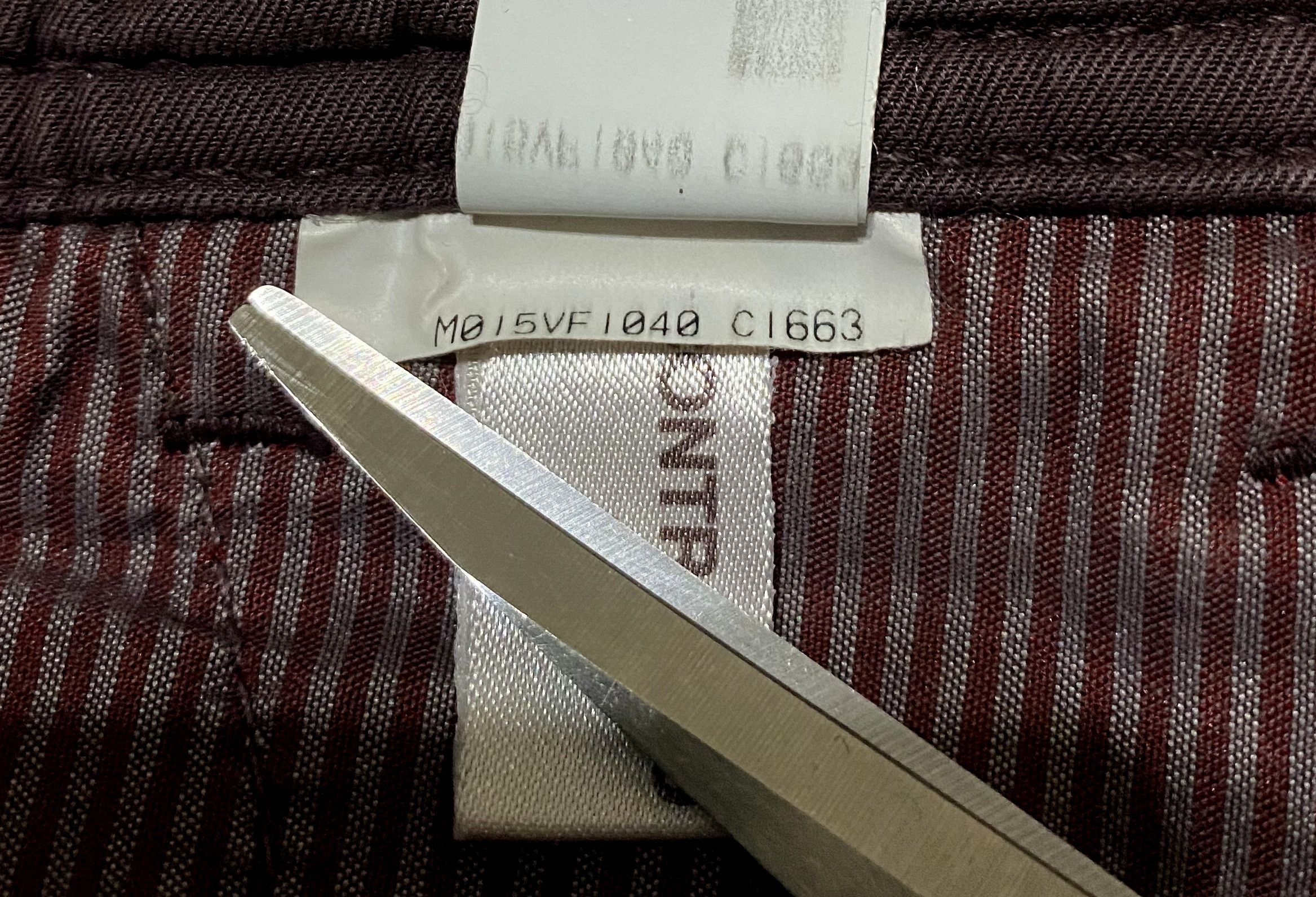 Brunello Cucinelli Brunello Cucinelli Dyed Burgundy Cotton Chino Trousers Size US 36 / EU 52 - 17 Thumbnail