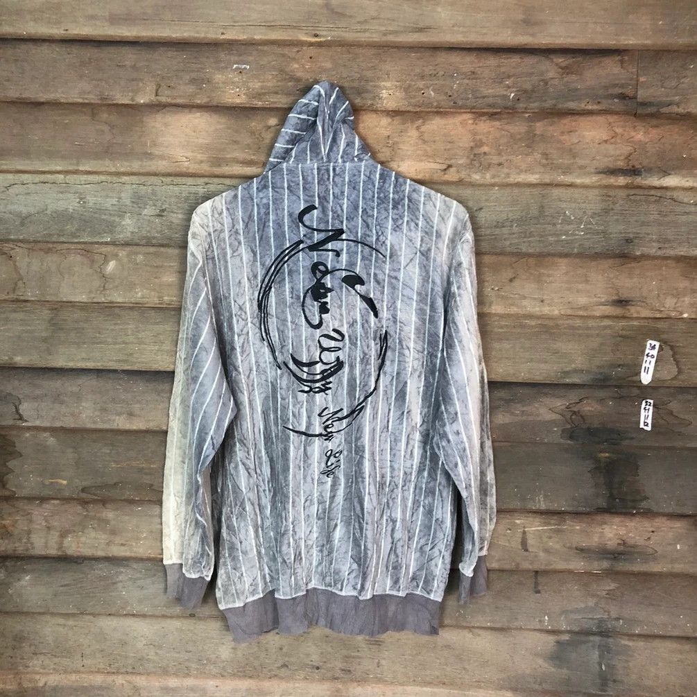 Japanese Brand Grain Lust faded worn Grey art Hoodies sweater #6832 Size US L / EU 52-54 / 3 - 3 Thumbnail
