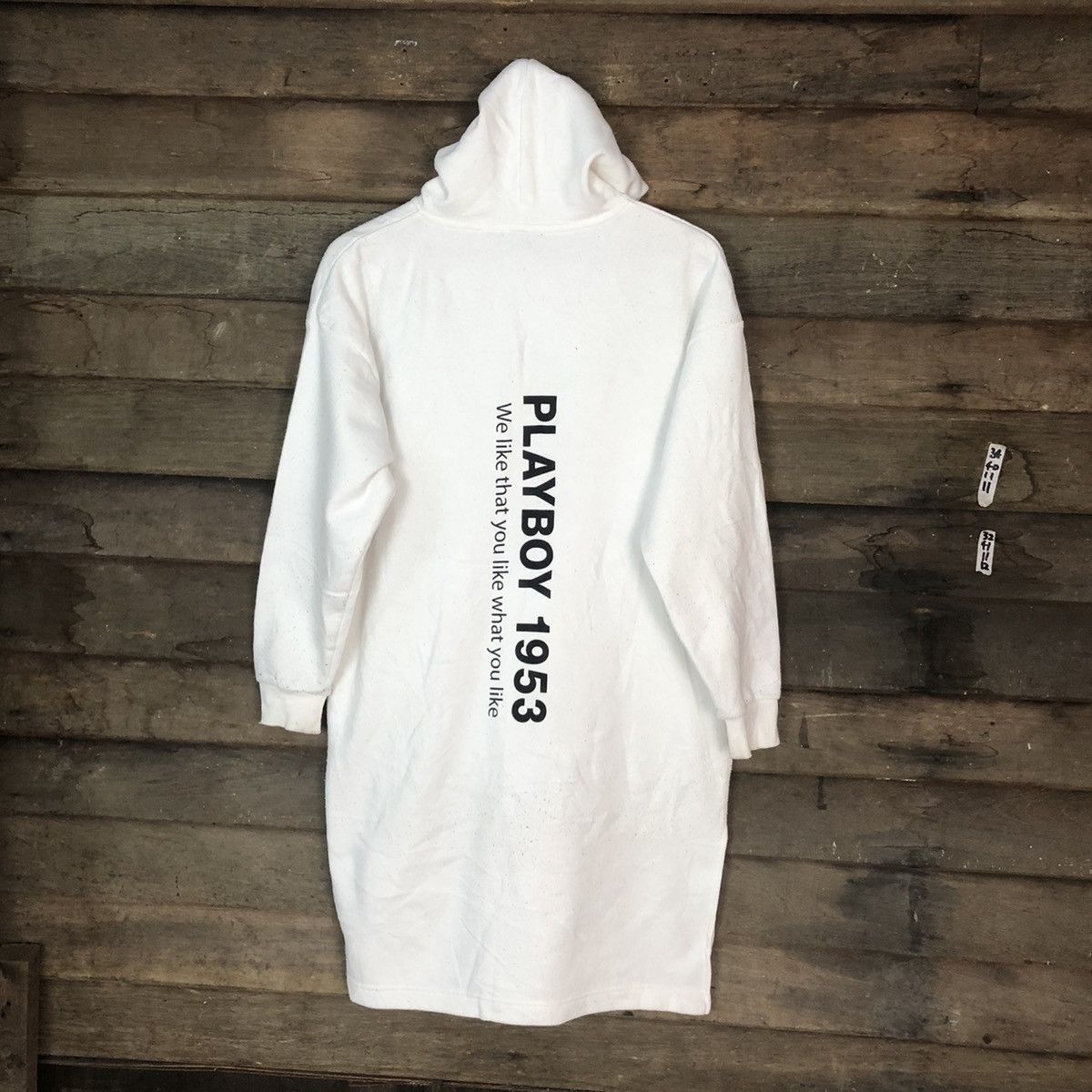 Playboy Play Boy bunny sex White Long Hoodie #H347 Size US L / EU 52-54 / 3 - 1 Thumbnail