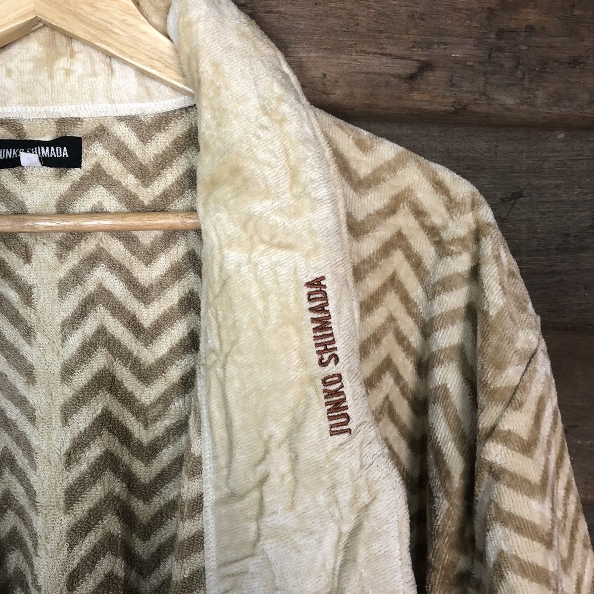 Junko Shimada Junko Shimada Brown Long cardigan bed time Knitwear #H343 Size US XL / EU 56 / 4 - 7 Thumbnail