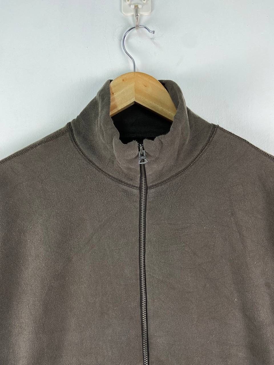 J.Crew × Vintage Vintage 90s Jcrew Jacket Sweatshirt Zipper Size US L / EU 52-54 / 3 - 4 Thumbnail