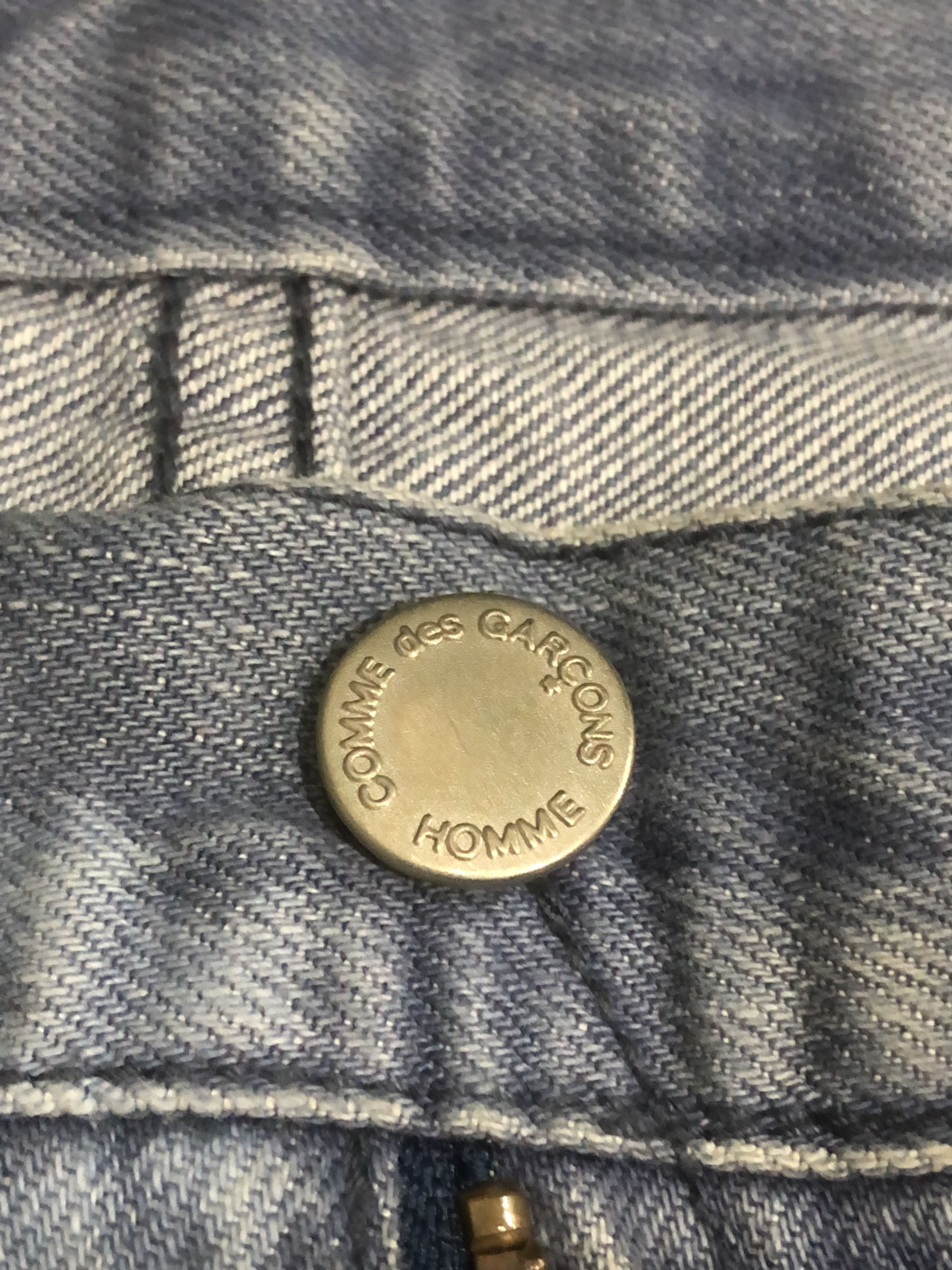 Comme des Garcons Japanese Designer Comme des Garcons Art Denim Size US 33 - 6 Thumbnail
