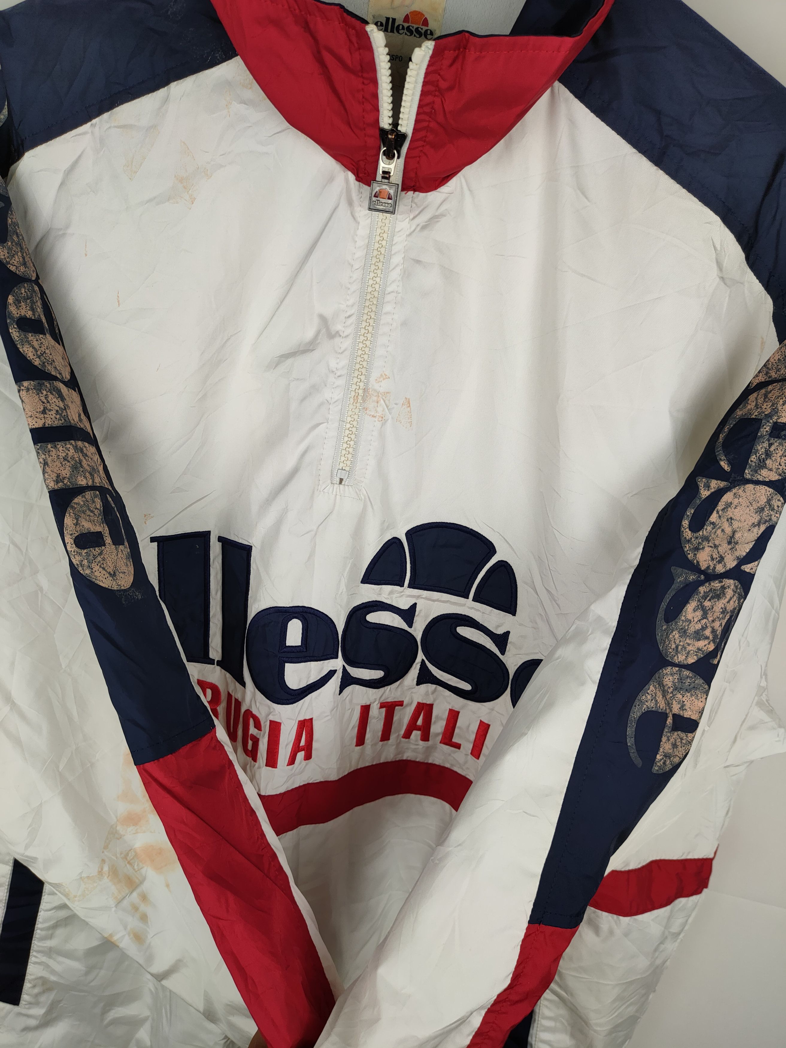 Ellesse × Vintage Vintage Ellesse Big Spellout Windbreaker Size US XL / EU 56 / 4 - 6 Thumbnail
