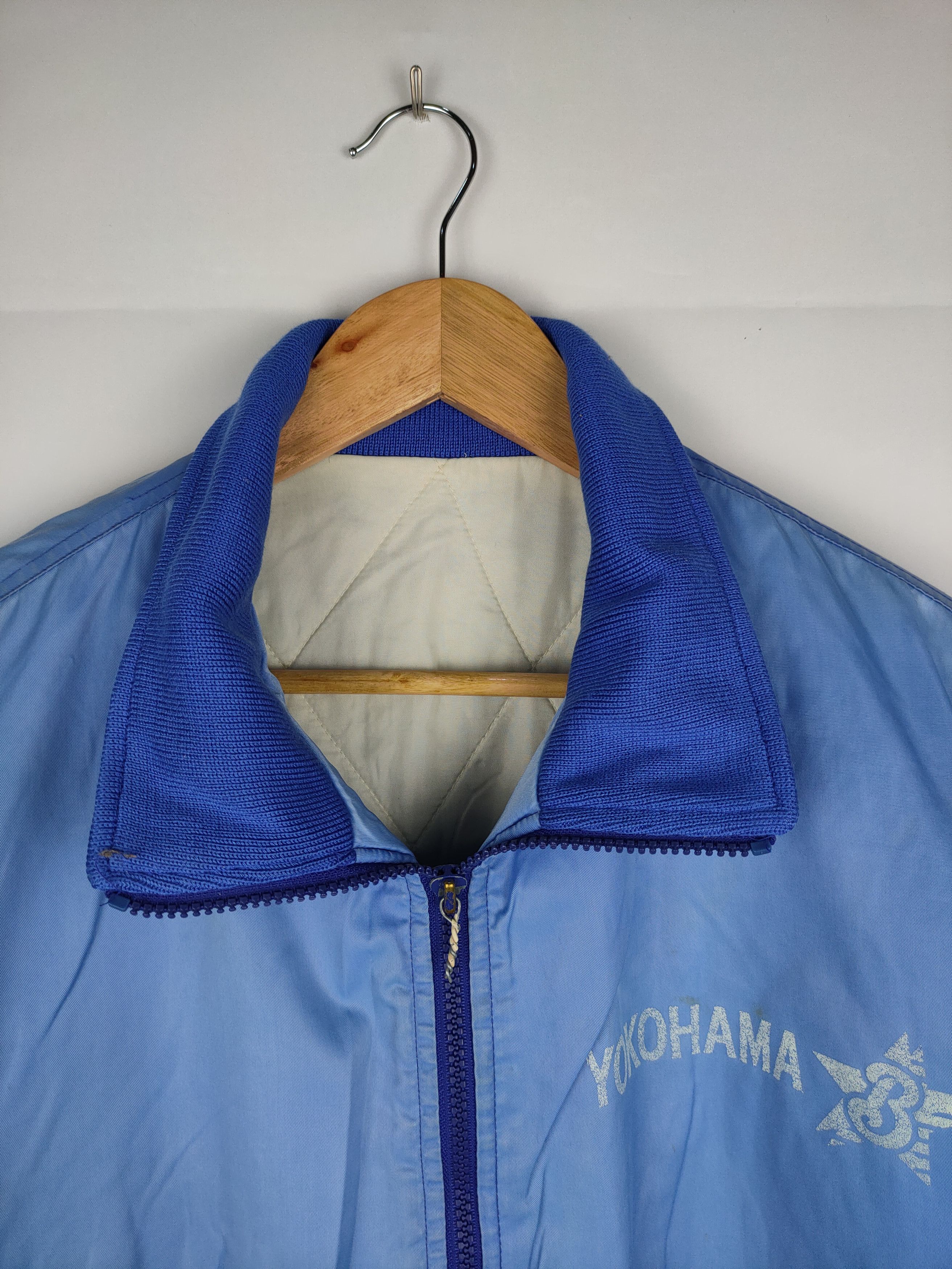 Japanese Brand × Vintage Vintage Yokohama Distressed Varsity Jacket Size US L / EU 52-54 / 3 - 4 Thumbnail