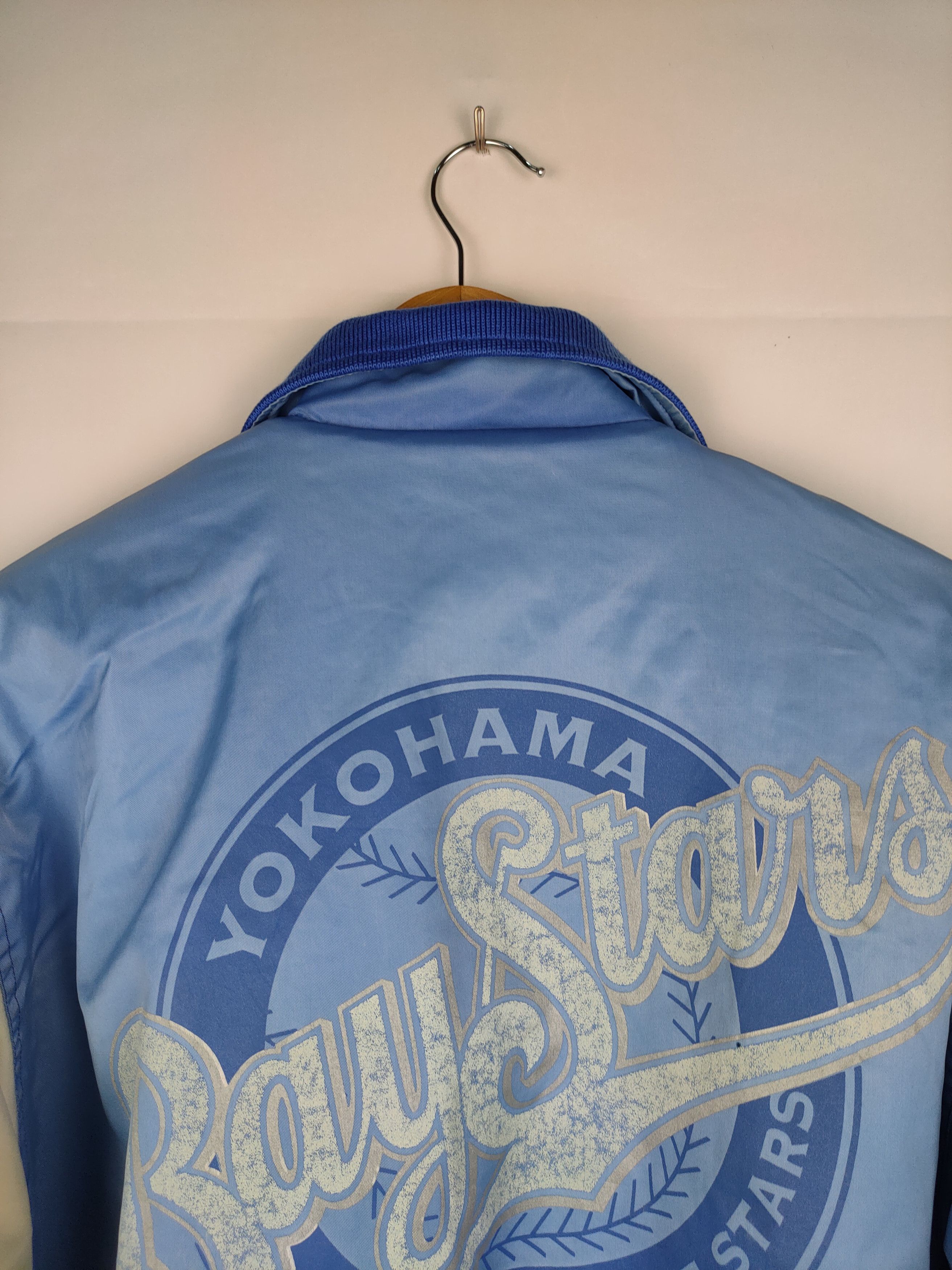 Japanese Brand × Vintage Vintage Yokohama Distressed Varsity Jacket Size US L / EU 52-54 / 3 - 2 Thumbnail
