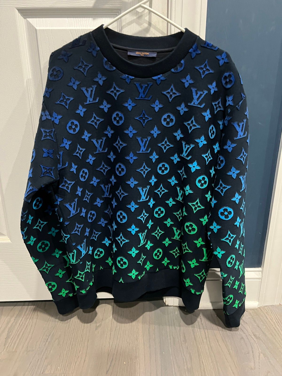 Louis Vuitton Gradient Monogram Fil Coupe Sweatshirt Multicolor for Men