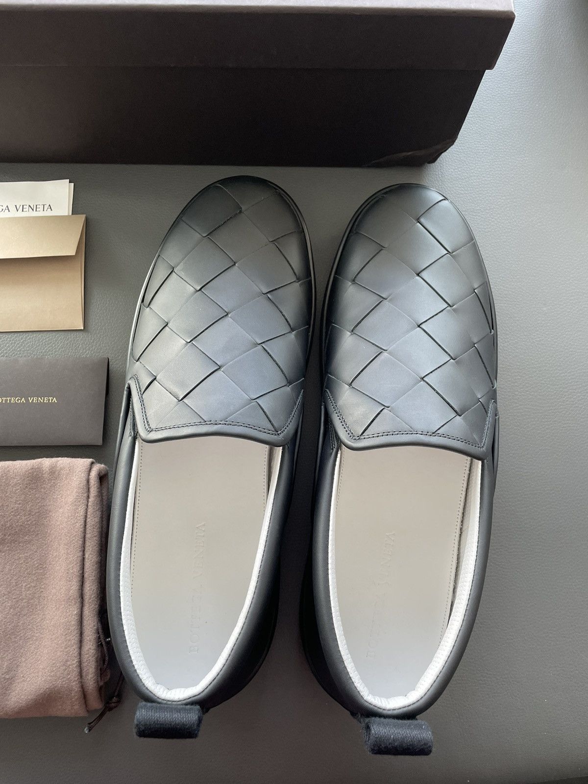 Bottega Veneta Rare BrandNew Daniel Lee Classic Intrecciato Leather Loafer Size US 12 / EU 45 - 5 Thumbnail