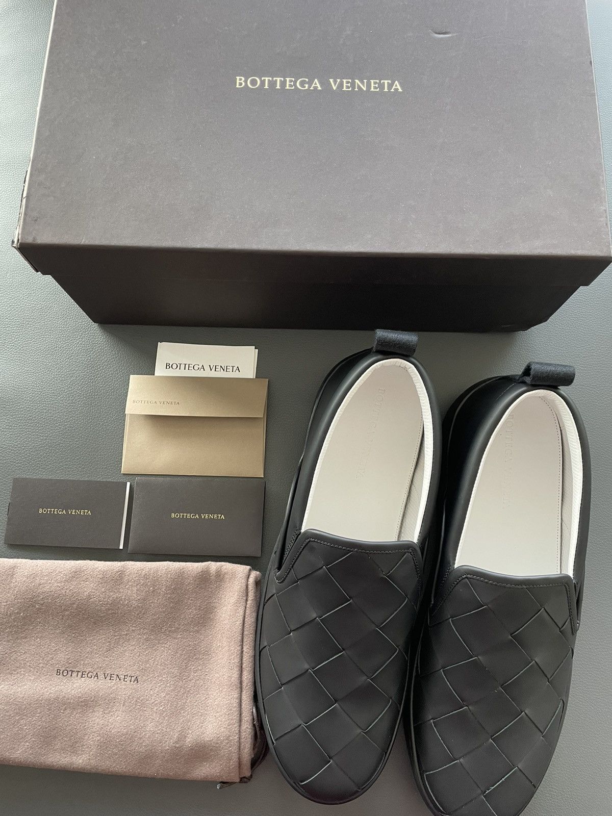 Bottega Veneta Rare BrandNew Daniel Lee Classic Intrecciato Leather Loafer Size US 12 / EU 45 - 20 Thumbnail